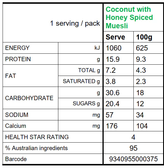 Evia Coconut with Toasted Muesli Greek Yoghurt Pods 170g - Image 2