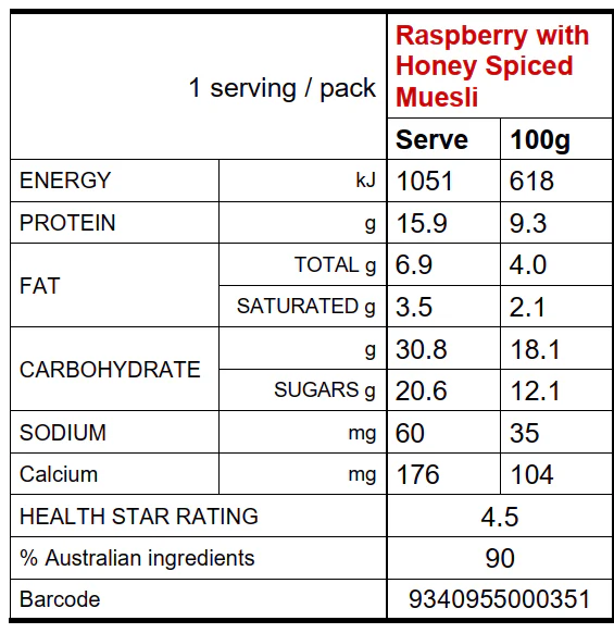 Evia Raspberry with Toasted Muesli Greek Yoghurt Pods 170g - Image 2