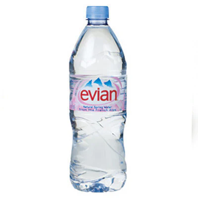 Evian Natural Mineral Water 1L