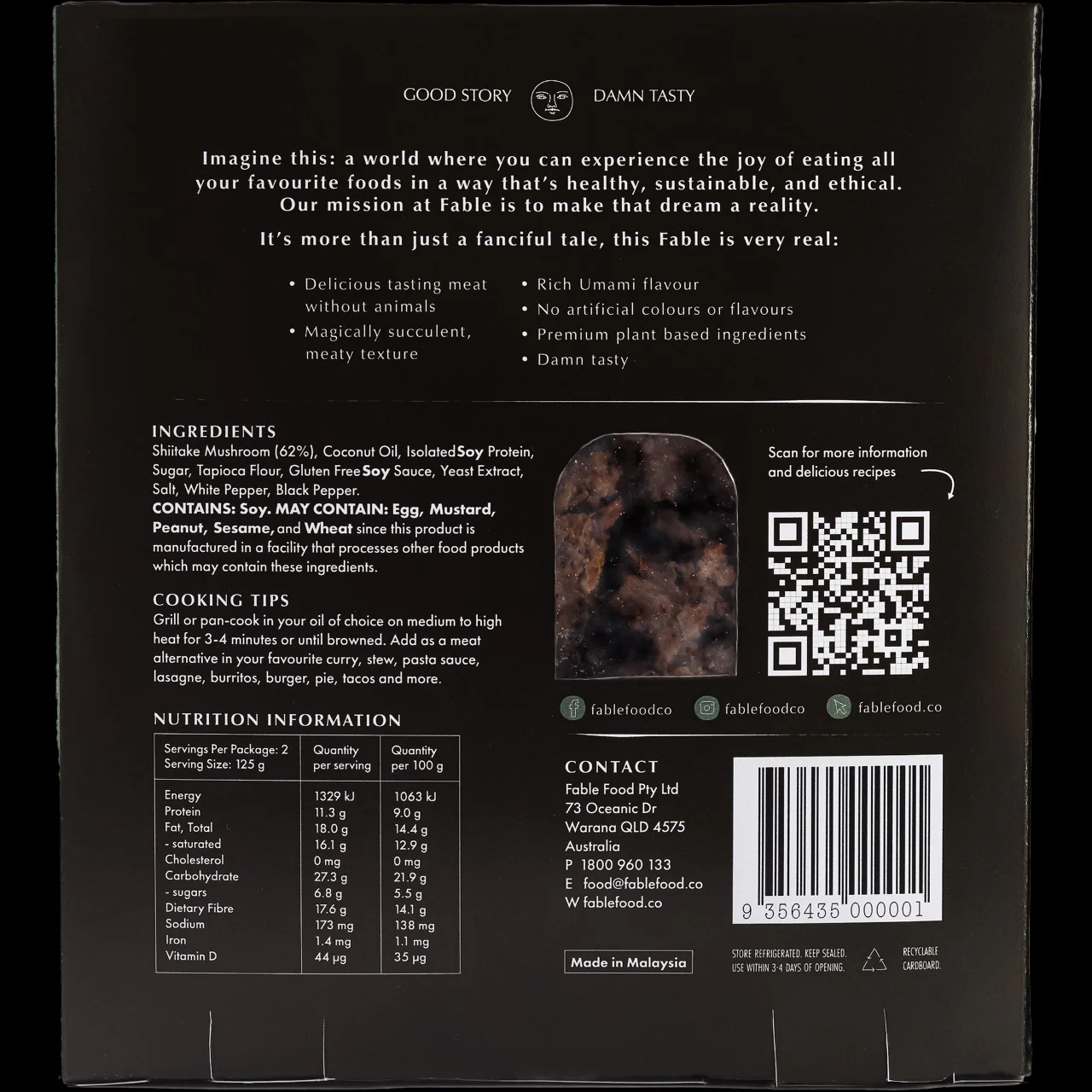 Fable Plant Based Braised Beef 250g - Image 2