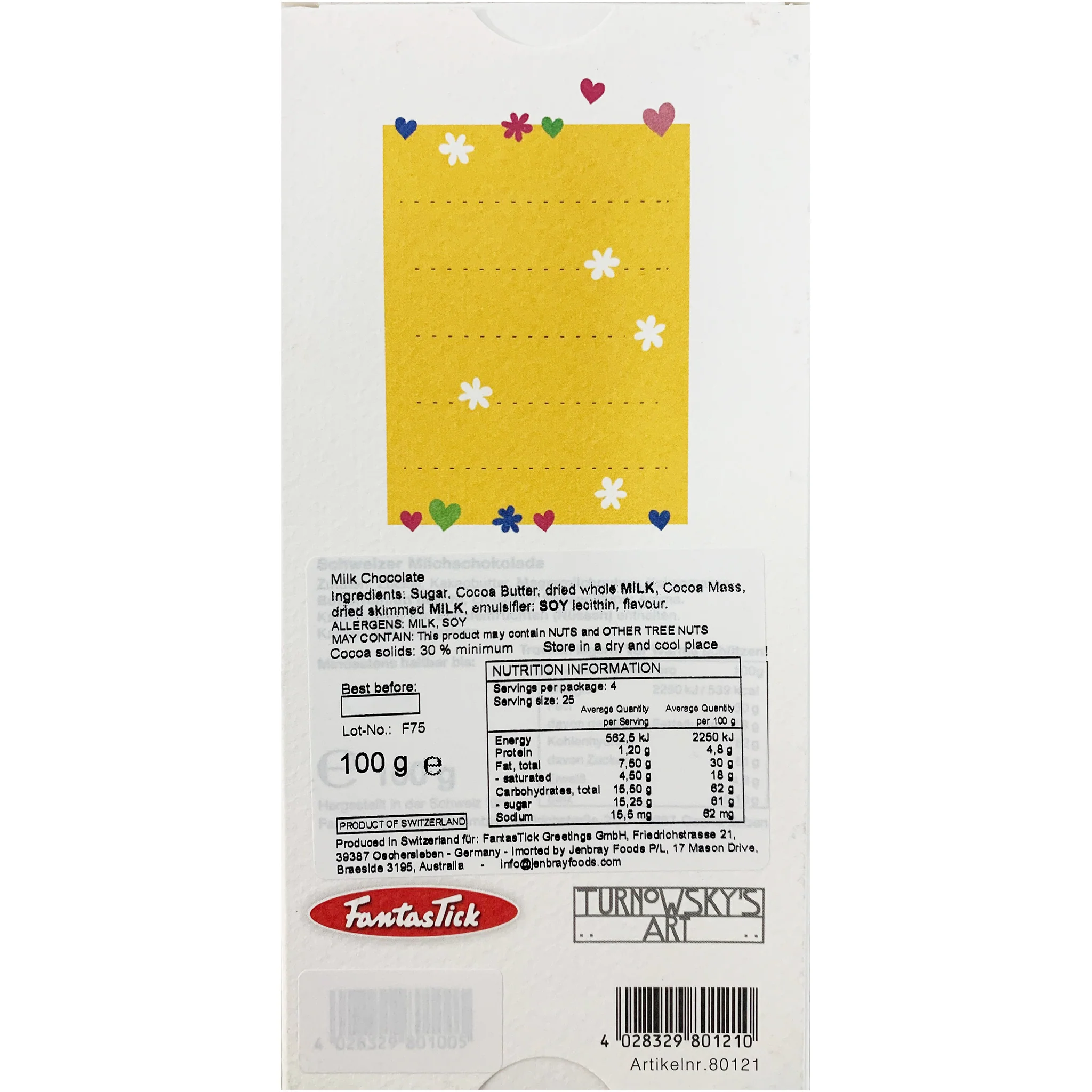 Fantastick Milk Chocolate Cats 100g - Image 2