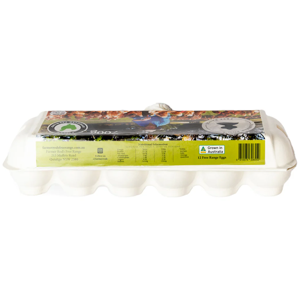 Farmer Rod's Pasture Grazed Free Range Eggs x12 700g - Image 2
