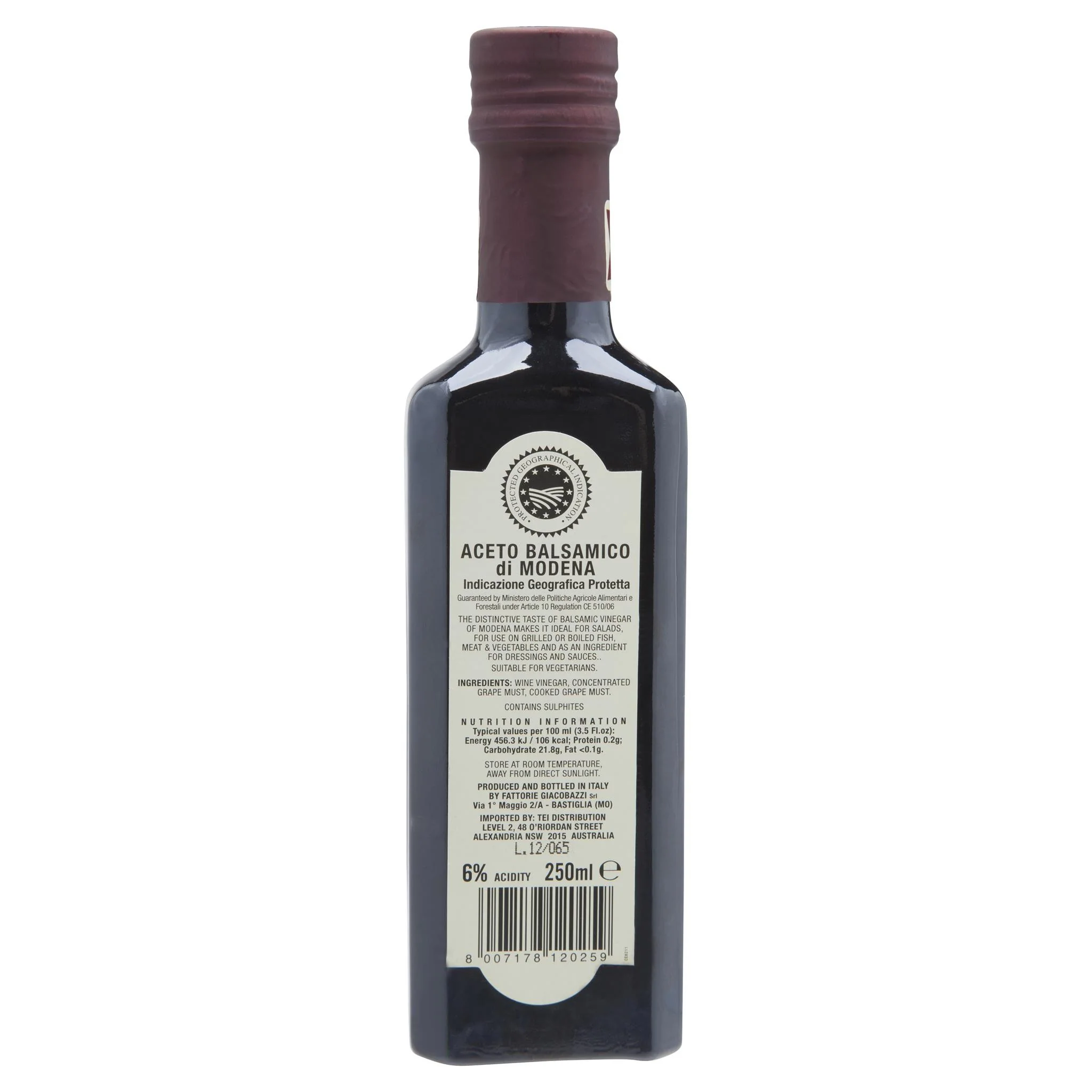 Fattorie Balsamic Vinegar 250ml - Image 2