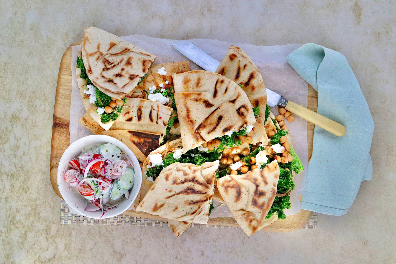 Feta Kale and Chickpea Pockets - Image 2