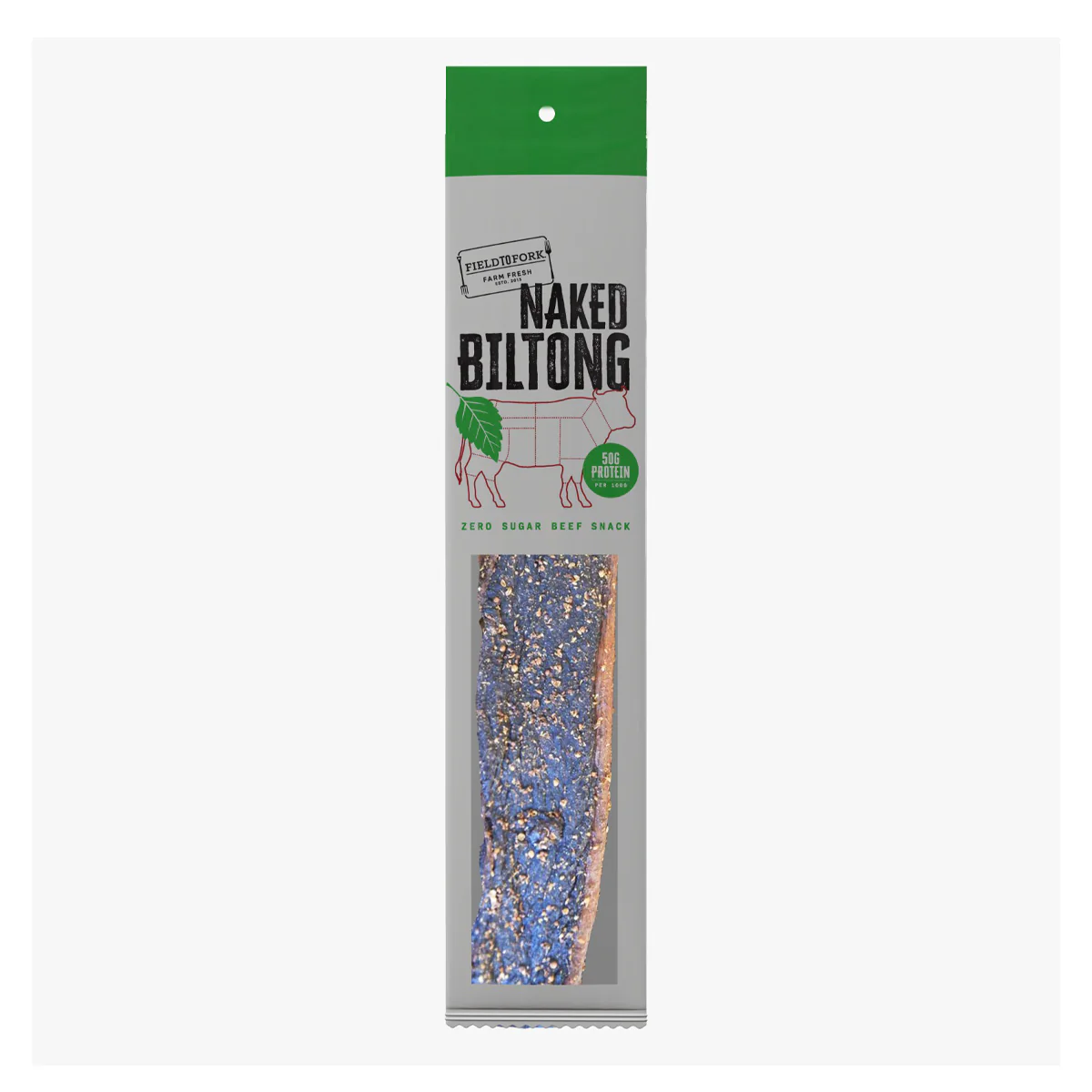 Field To Fork Traditional Whole Biltong Stick 350g
