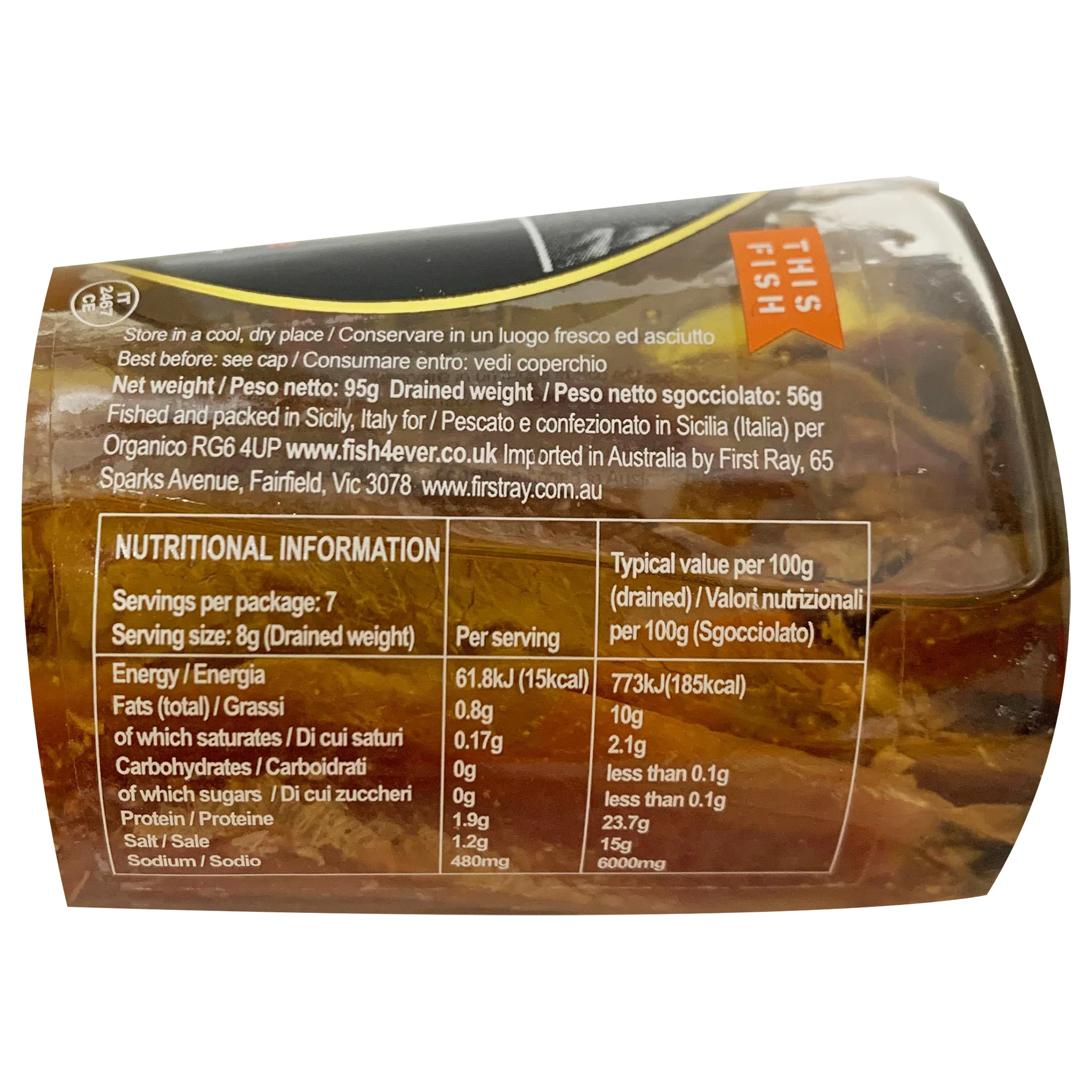 Fish4Ever Anchovy In Olive Oil 95g - Image 3
