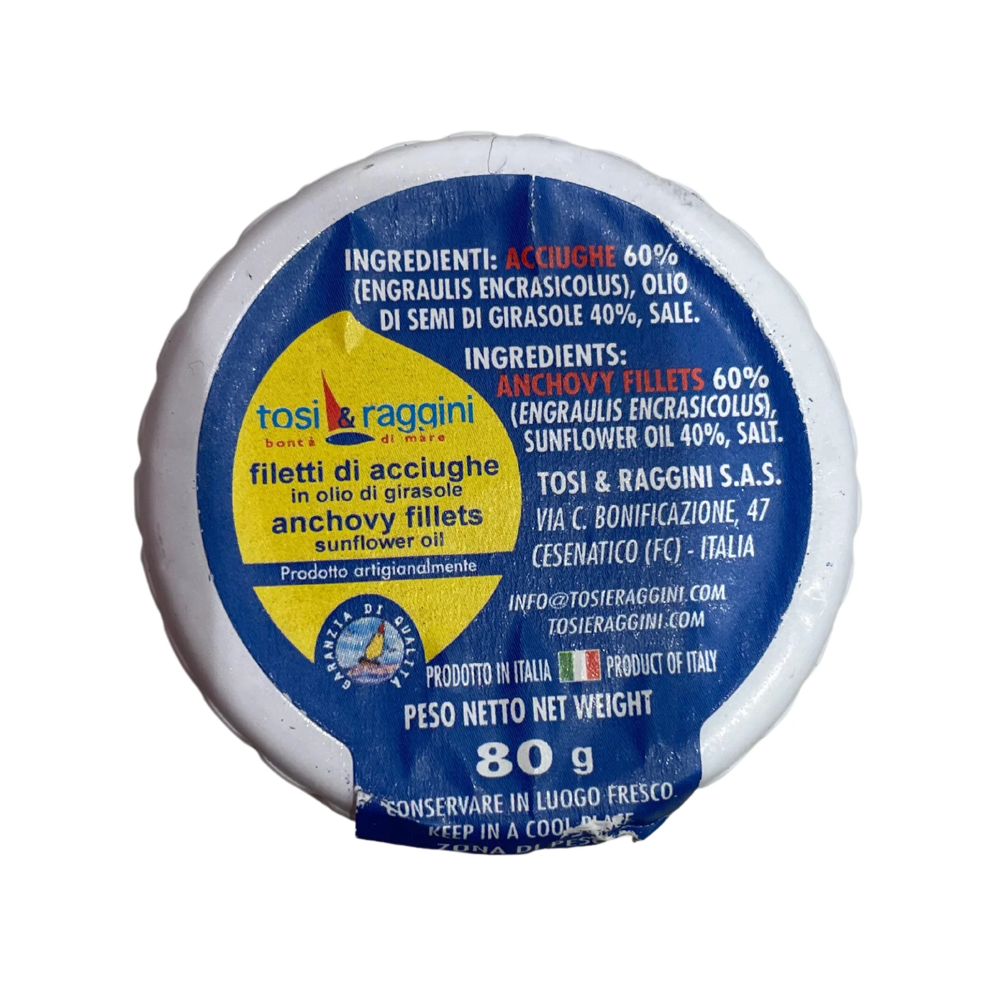 Fish in the Family Anchovies in Oil 80g - Image 2