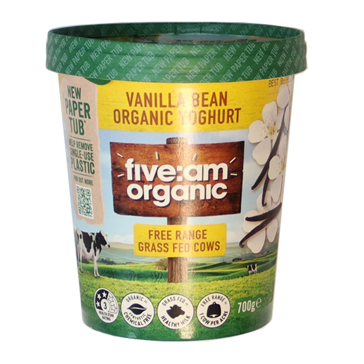 Five AM Vanilla Yoghurt 700g