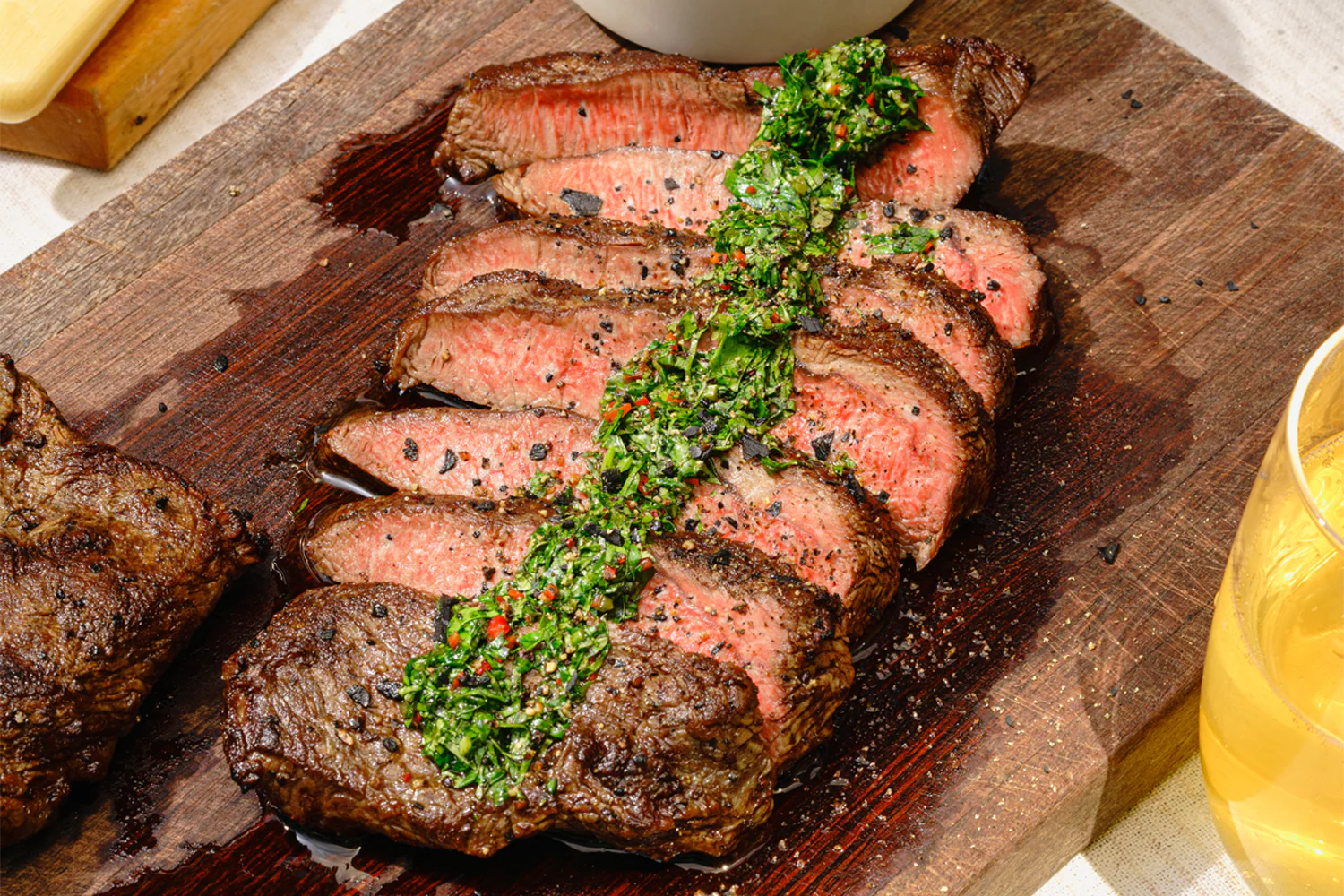 Flat Iron Steak - with Classic Chimichurri - Image 2
