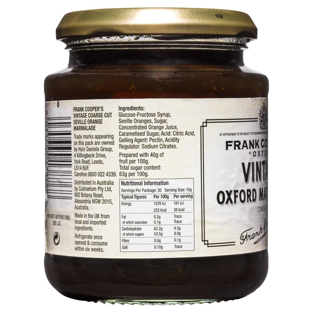 Frank Coopers Vintage Oxford Marmalade 454g - Image 2
