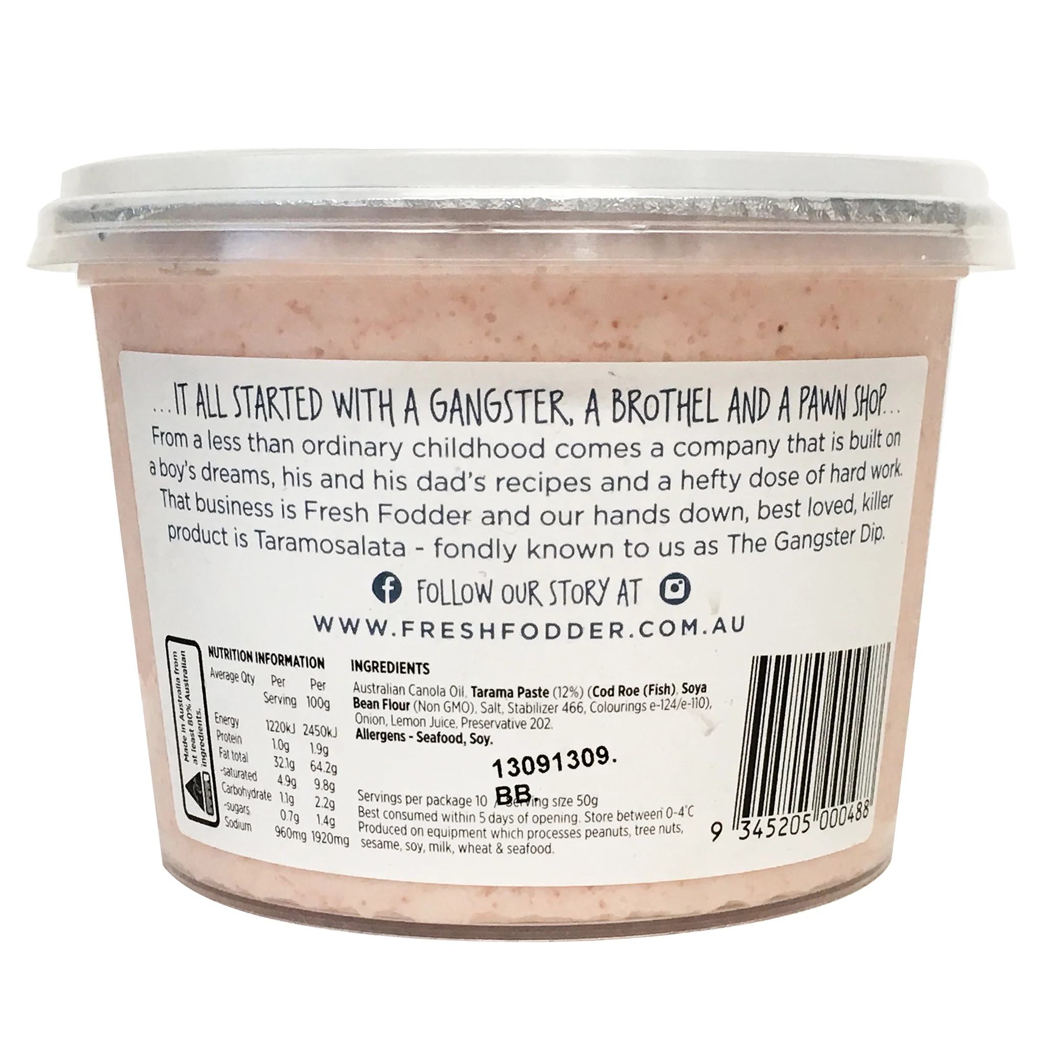 Fresh Fodder Taramosalata Dip 500g - Image 3