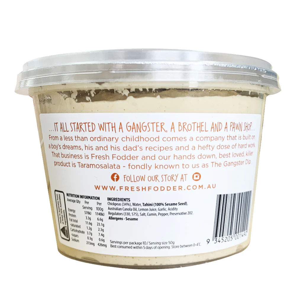 Fresh Fodder Hommous 500g - Image 3