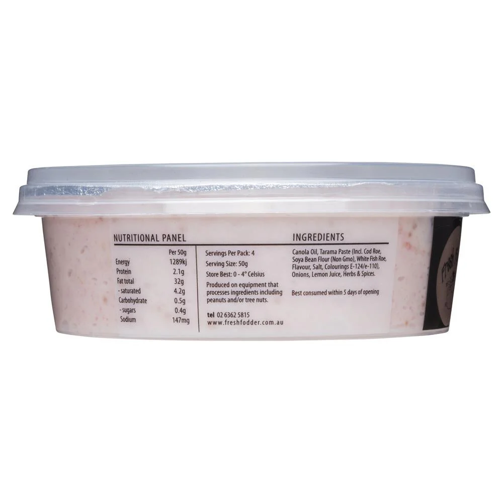 Fresh Fodder Smokey Taramosalata Dip 200g - Image 3