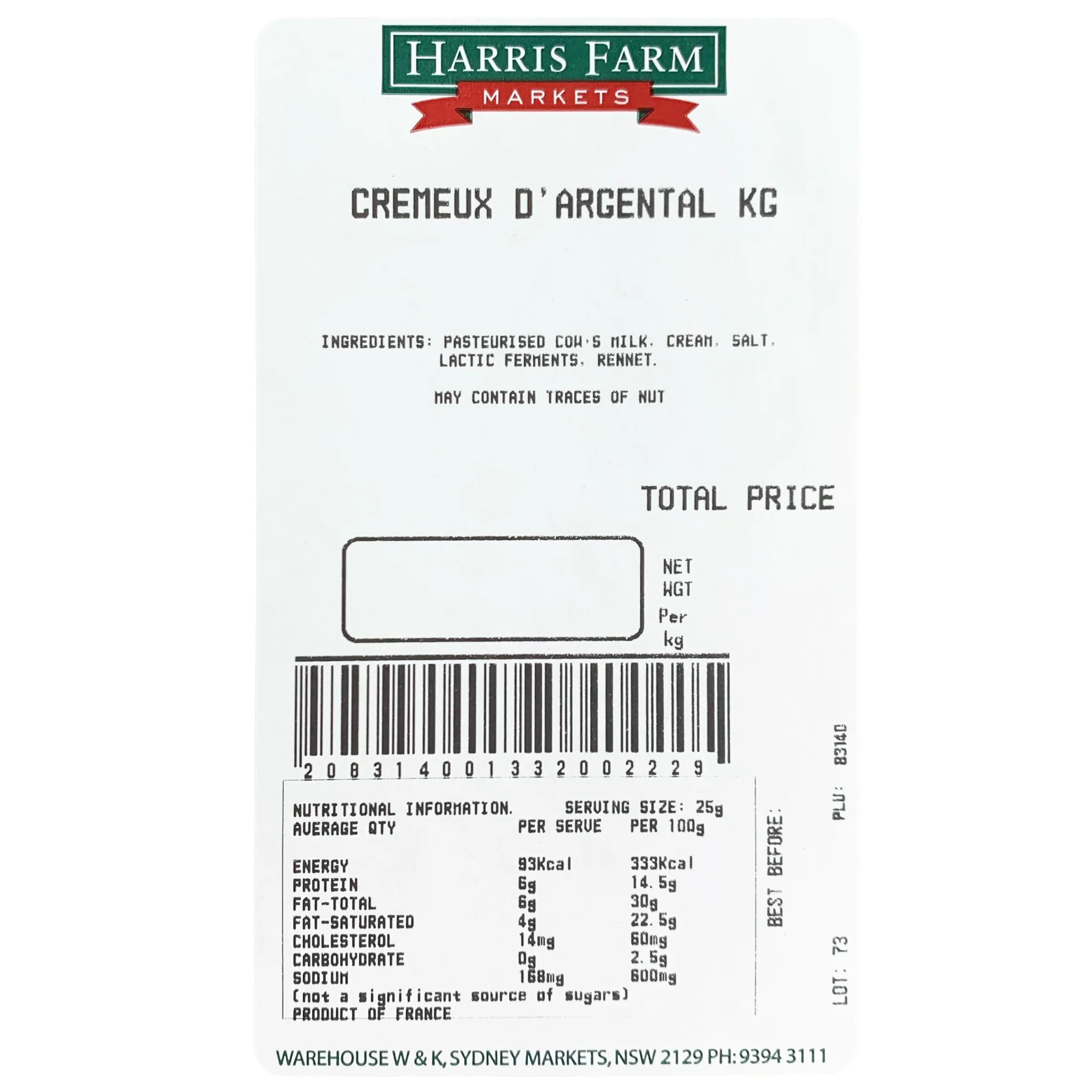 Cremeux D'Argental Double Cream French Cheese 230-280g - Image 2
