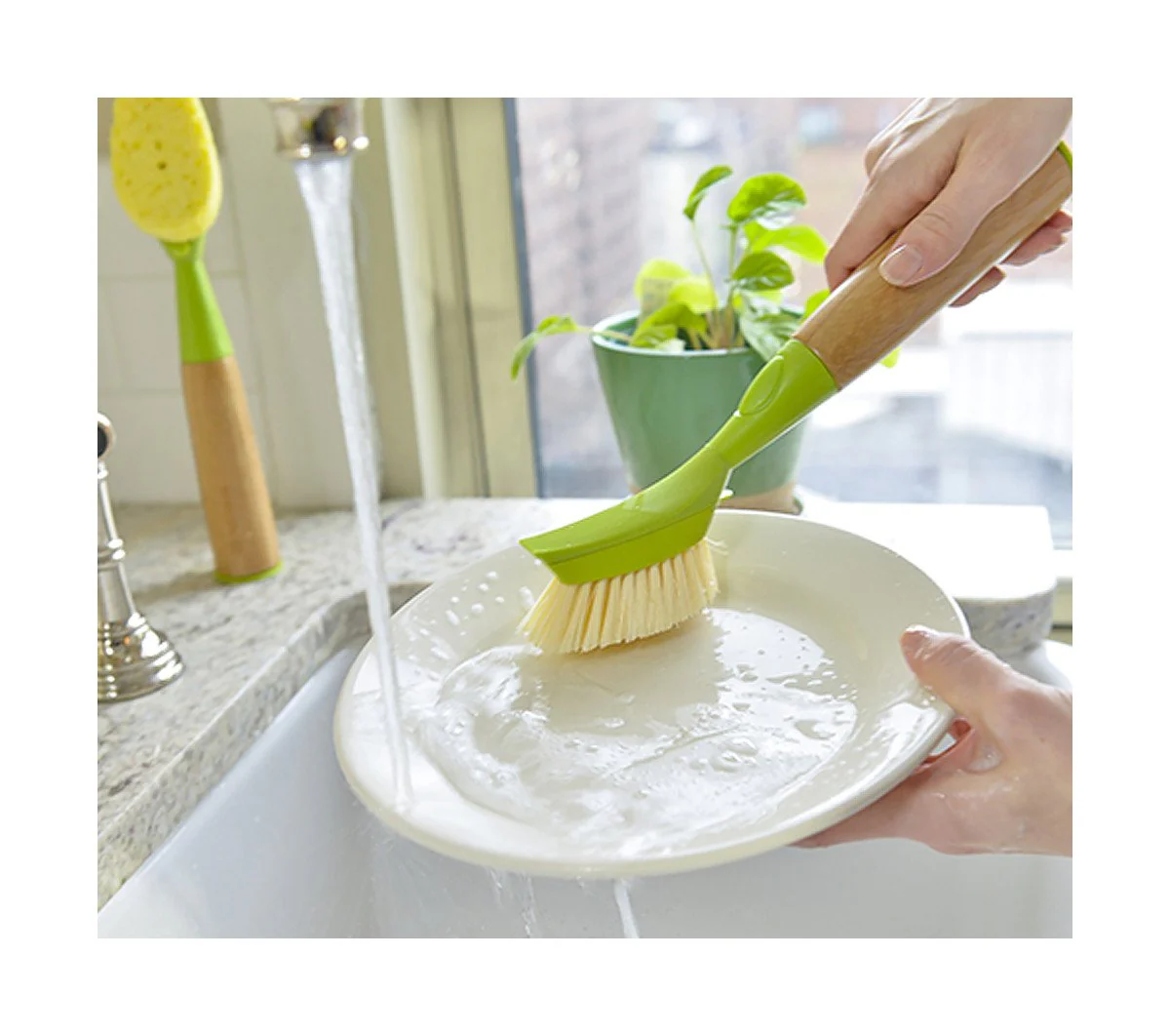 Full Circle Suds Up Soap Dispersing Dish Brush each - Image 8