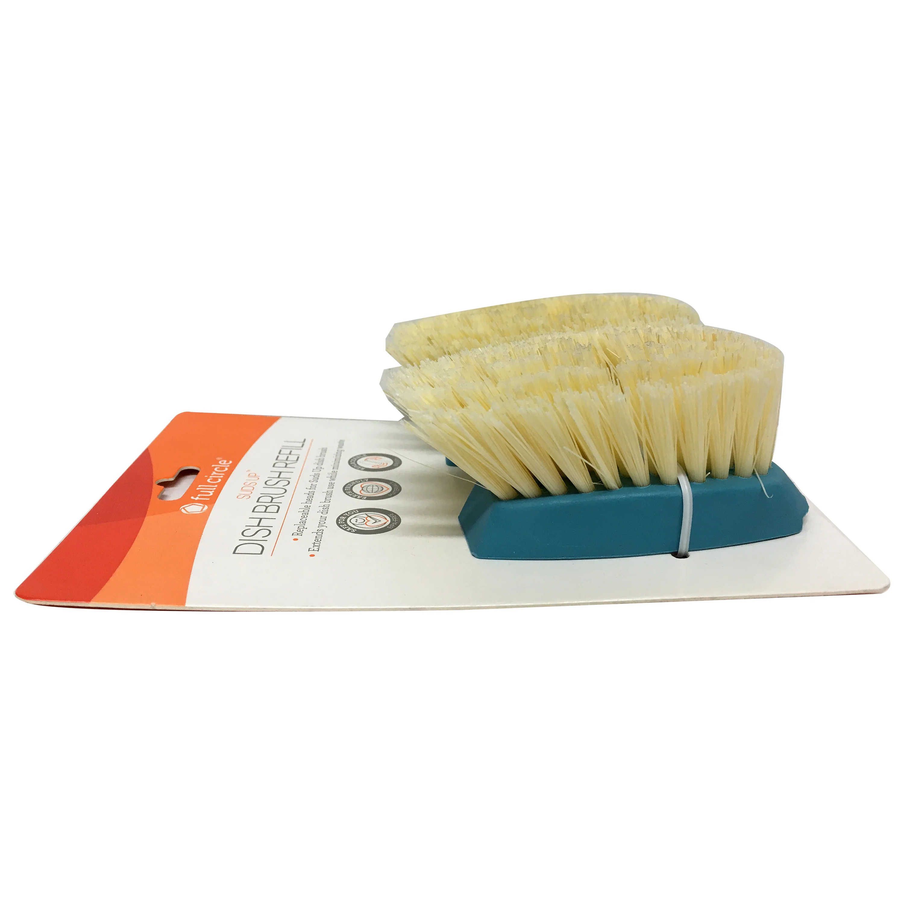 Full Circle Suds Up Dish Brush Refill 2pk - Image 2