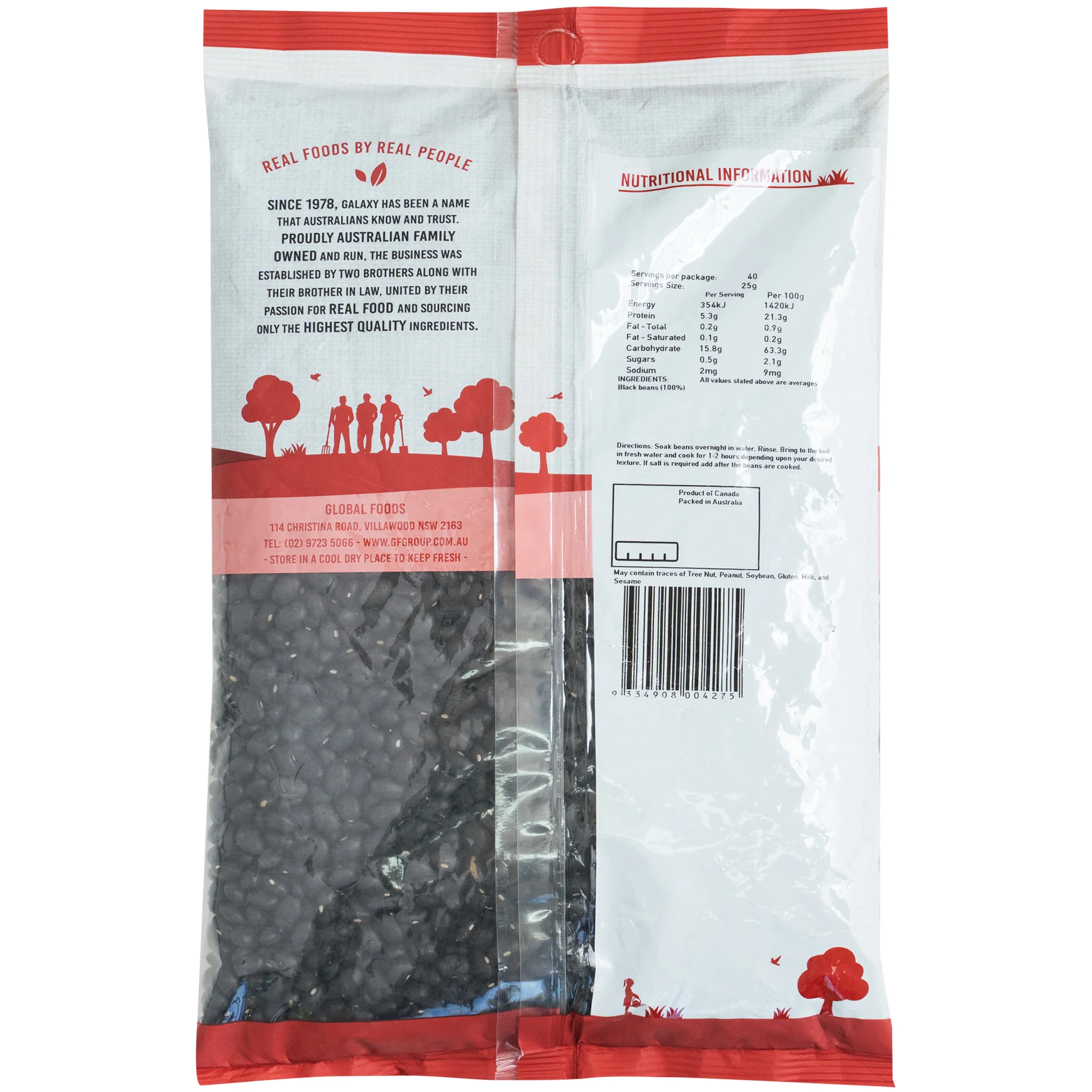 Galaxy Black Beans 1kg - Image 2