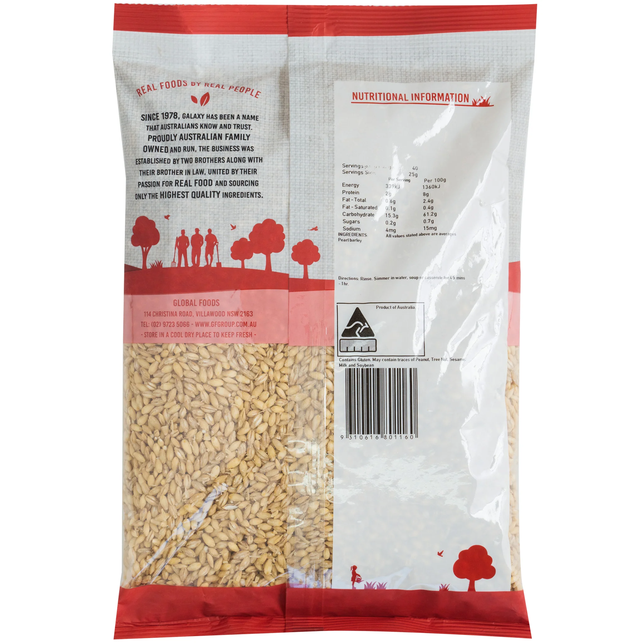 Galaxy Pearl Barley 1kg - Image 2