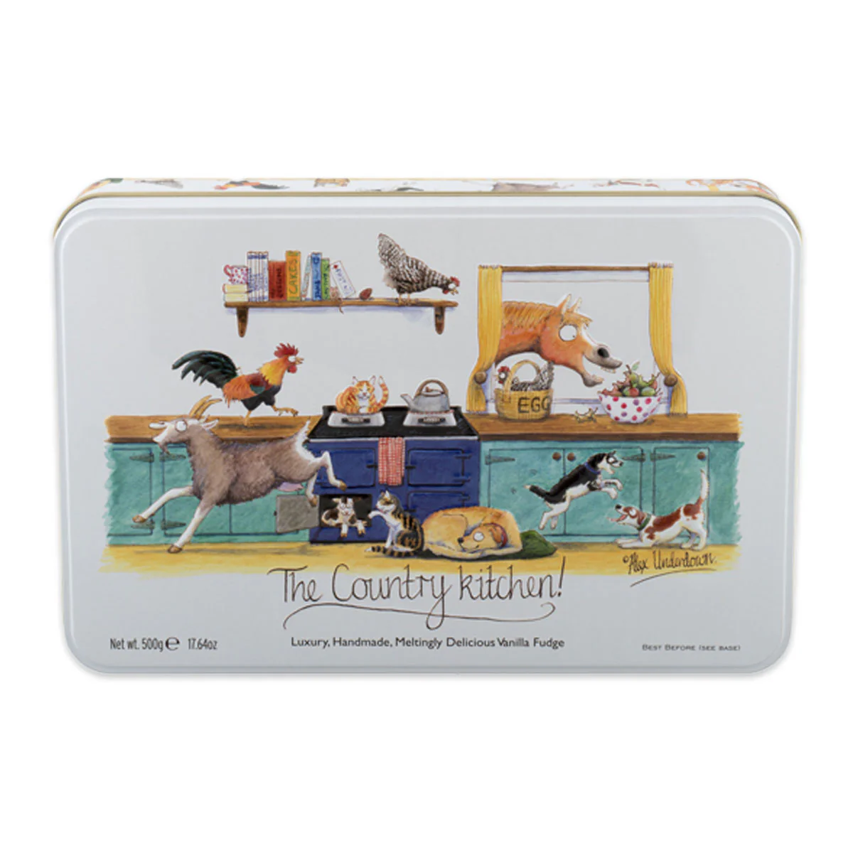 Gardiners of Scotland Country Kitchen Vanilla Fudge Tin 500g