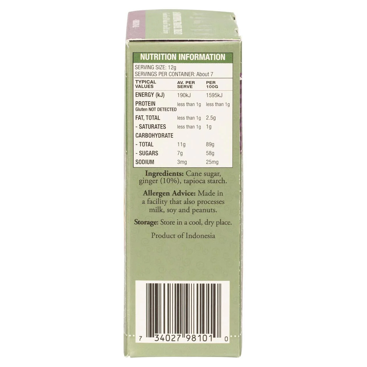 Gin Gins Chewy Ginger Candy 84g - Image 2