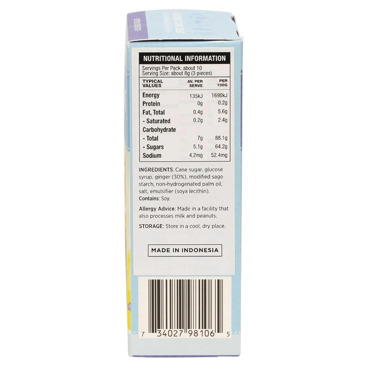 Gin Gins Ginger Candy Original 84g - Image 2