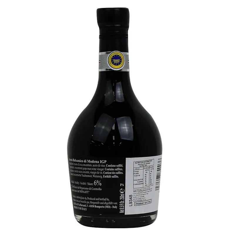 Giovanna Pavarotti Silver Balsamic Vinegar 250mL - Image 2