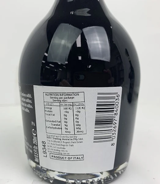 Giovanna Pavarotti Silver Balsamic Vinegar 250mL - Image 3
