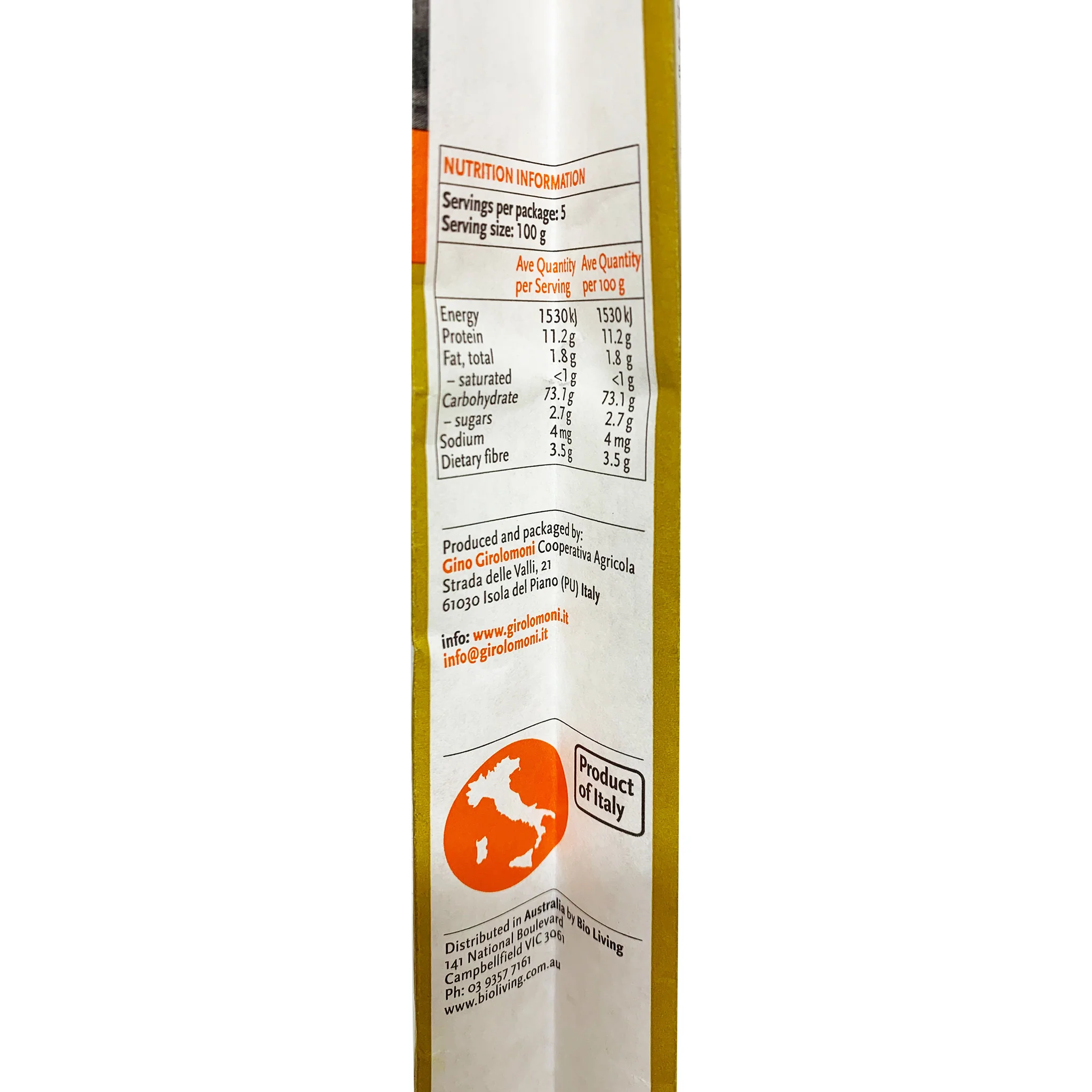 Girolomoni Organic Pasta Spaghetti 500g - Image 2