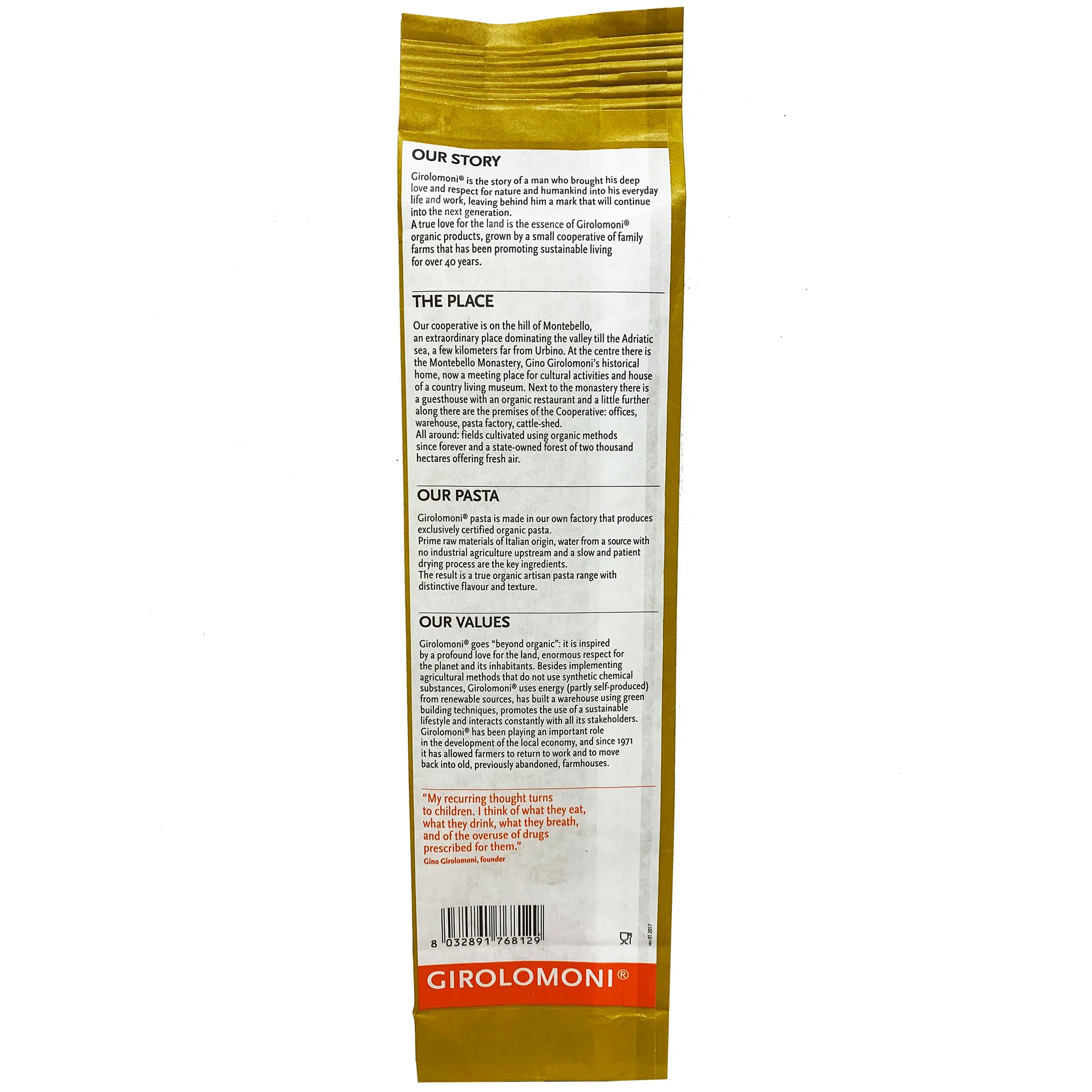 Girolomoni Organic Pasta Spaghetti 500g - Image 3