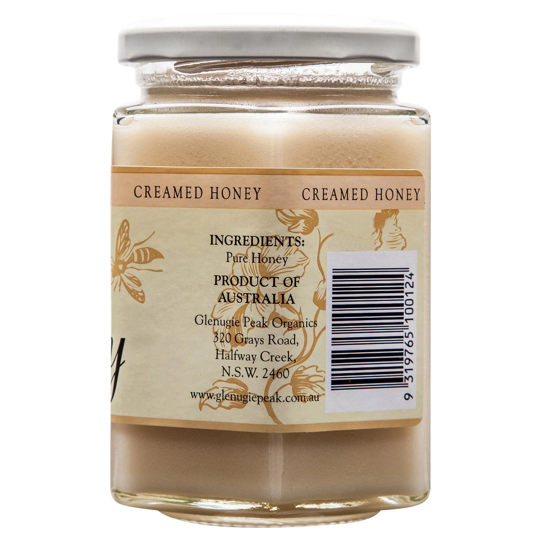 Glenugie Peak Organics Creamed Honey 350g - Image 3