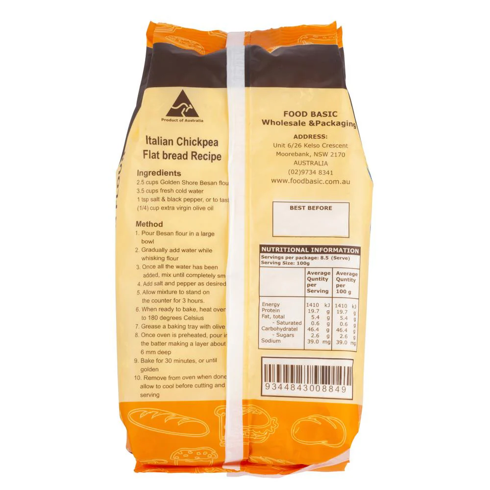Golden Shore Besan Chickpea Flour 800g - Image 2