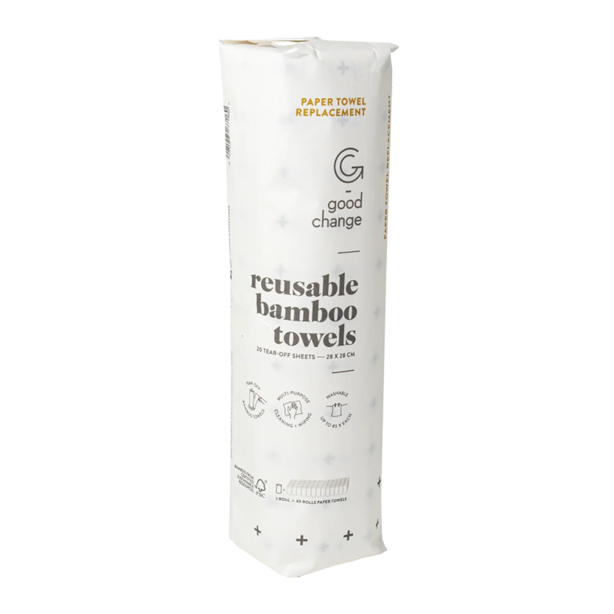 Good Change Bamboo Reusable Towels x20 Sheets