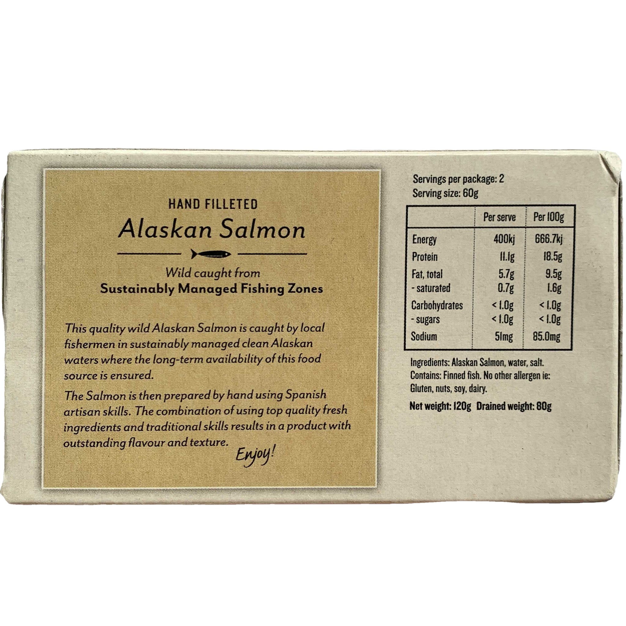Good Fish Salmon Fillet In Brine 120g - Image 2