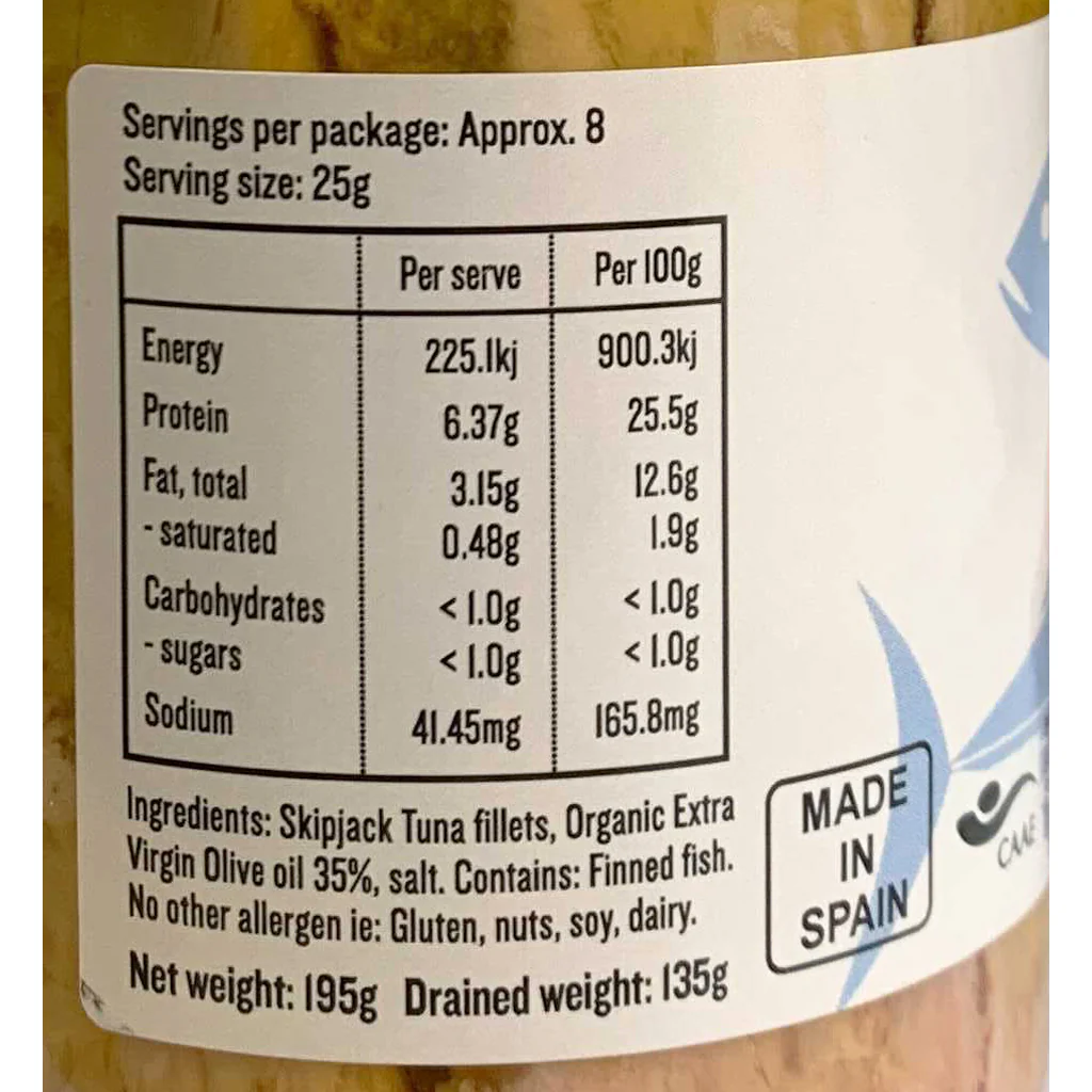 Good Fish Tuna Fillets in Organic Extra Virgin Olive Oil 200g - Image 2