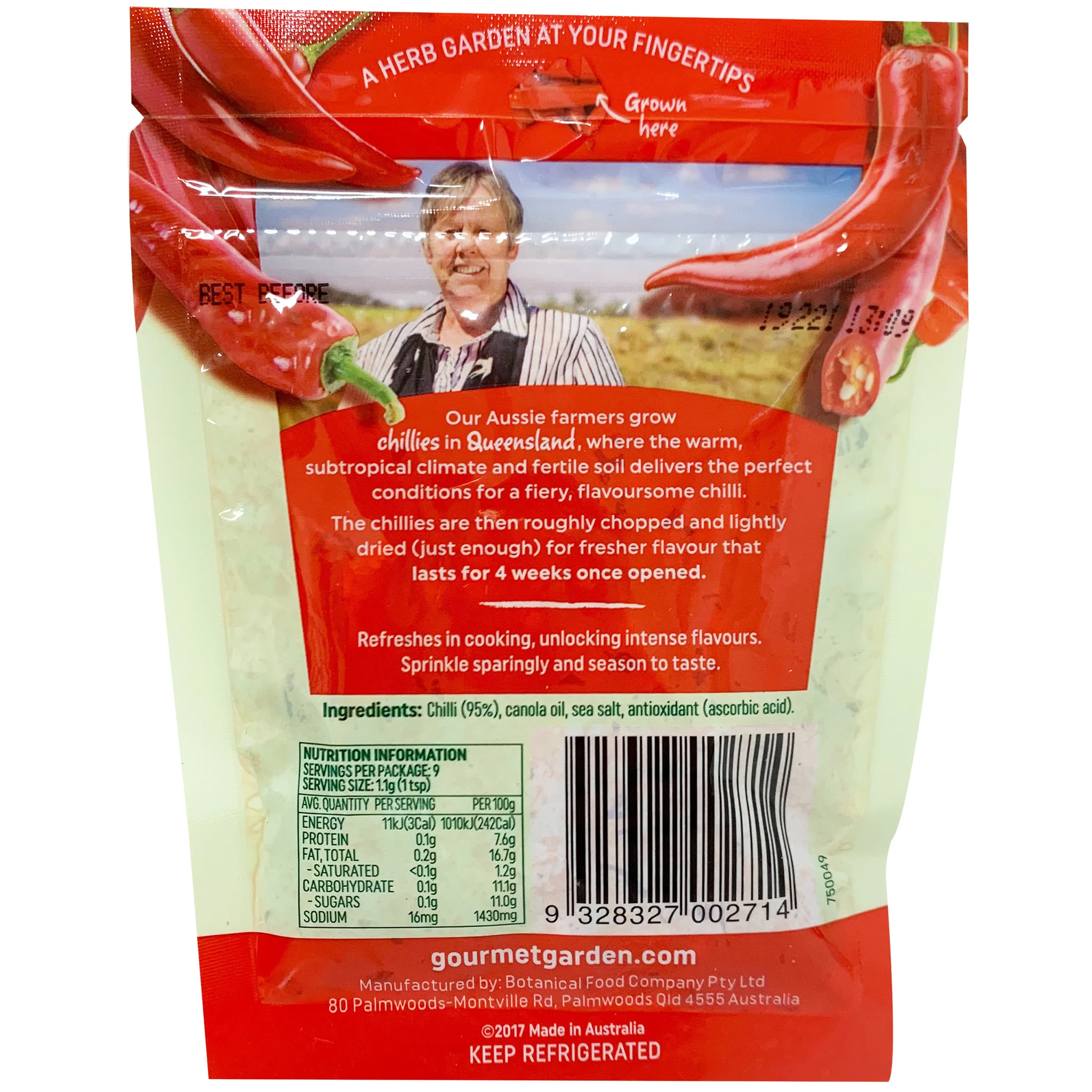 Gourmet Garden Chilli Lightly Dried 10g - Image 2