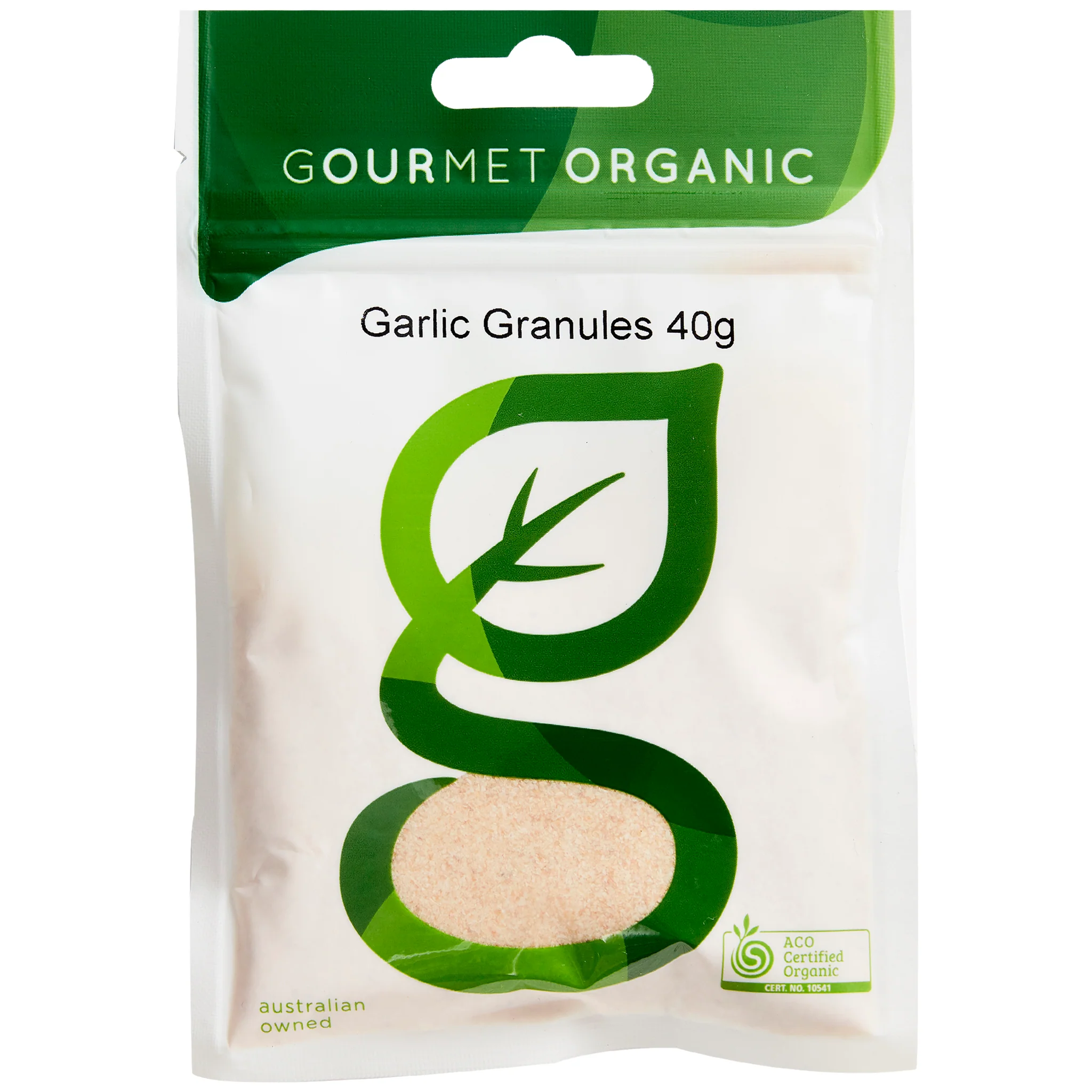 Gourmet Organic Herbs Garlic Granules 40g