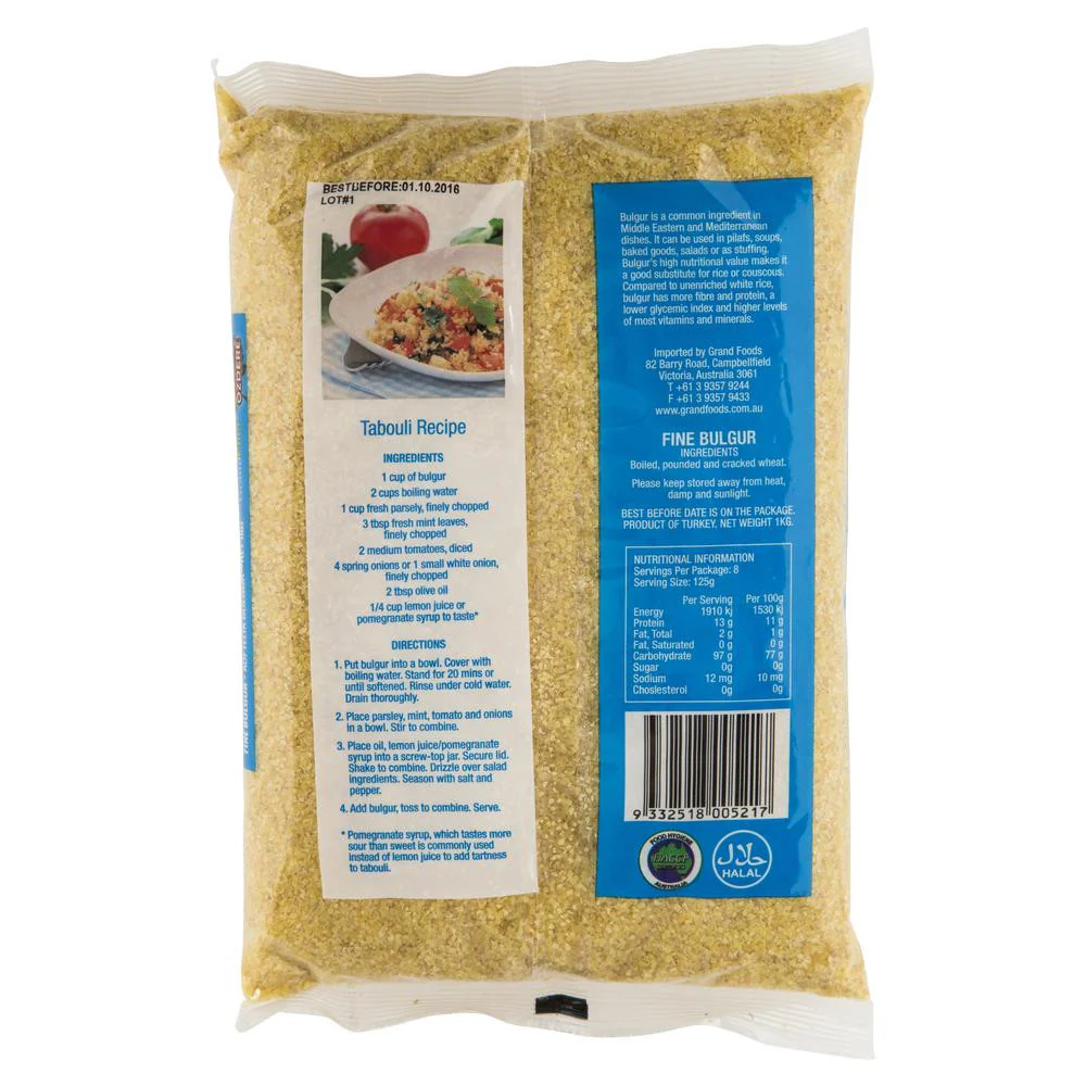 Ozdere GrandChef Tabouli Fine Bulgur 1kg - Image 2