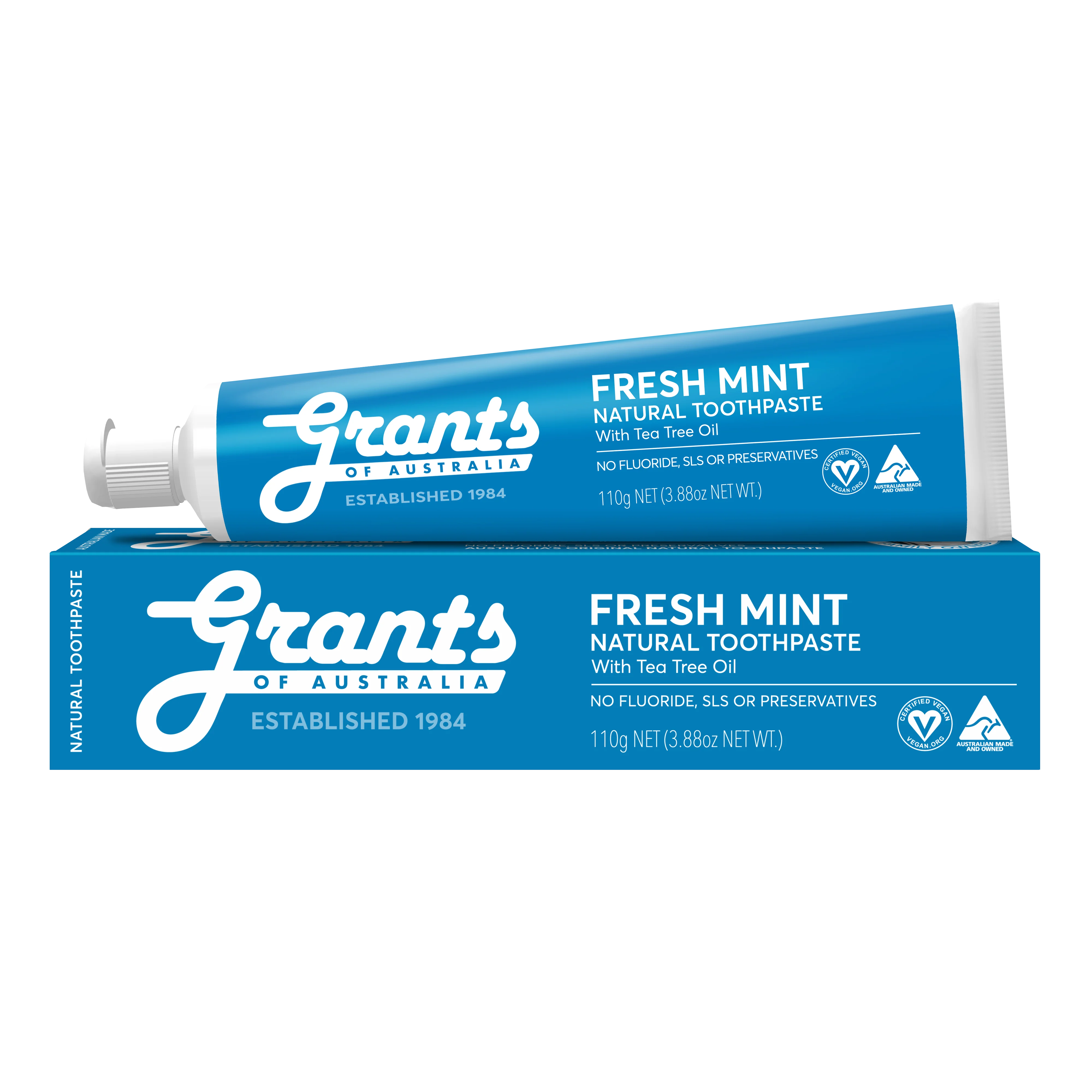 Grants Fresh Mint Toothpaste 110g - Image 2