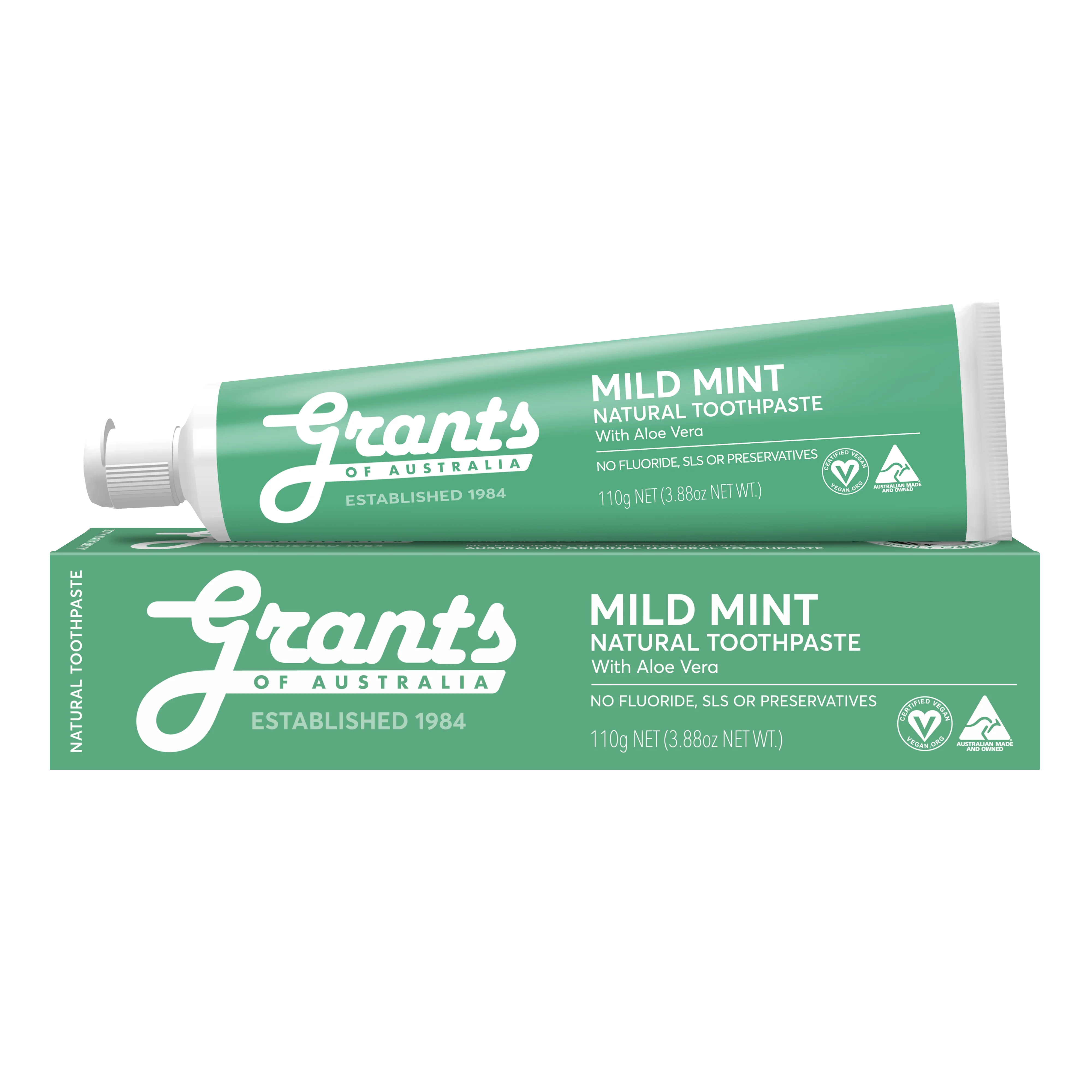 Grants Mild Mint Toothpaste 110g - Image 2