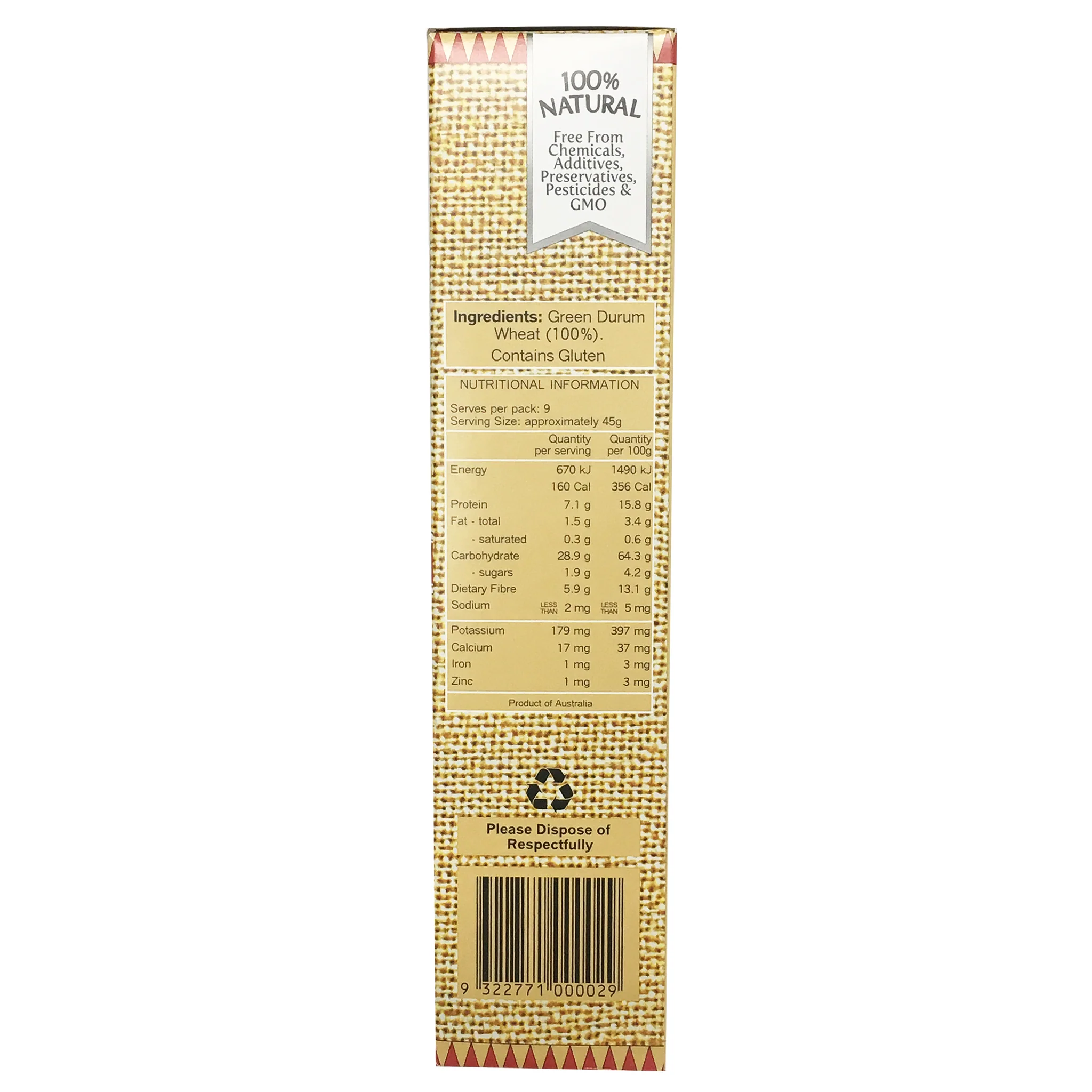 Greenwheat Wholegrain Freekeh 400g - Image 3