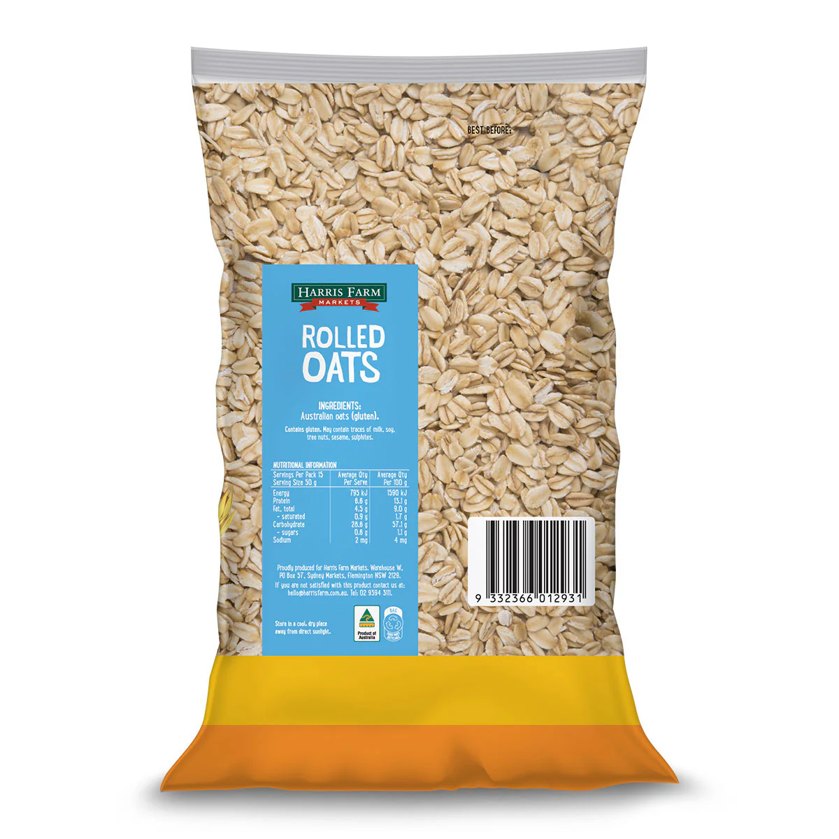Harris Farm Australian Rolled Oats 750g - Image 2
