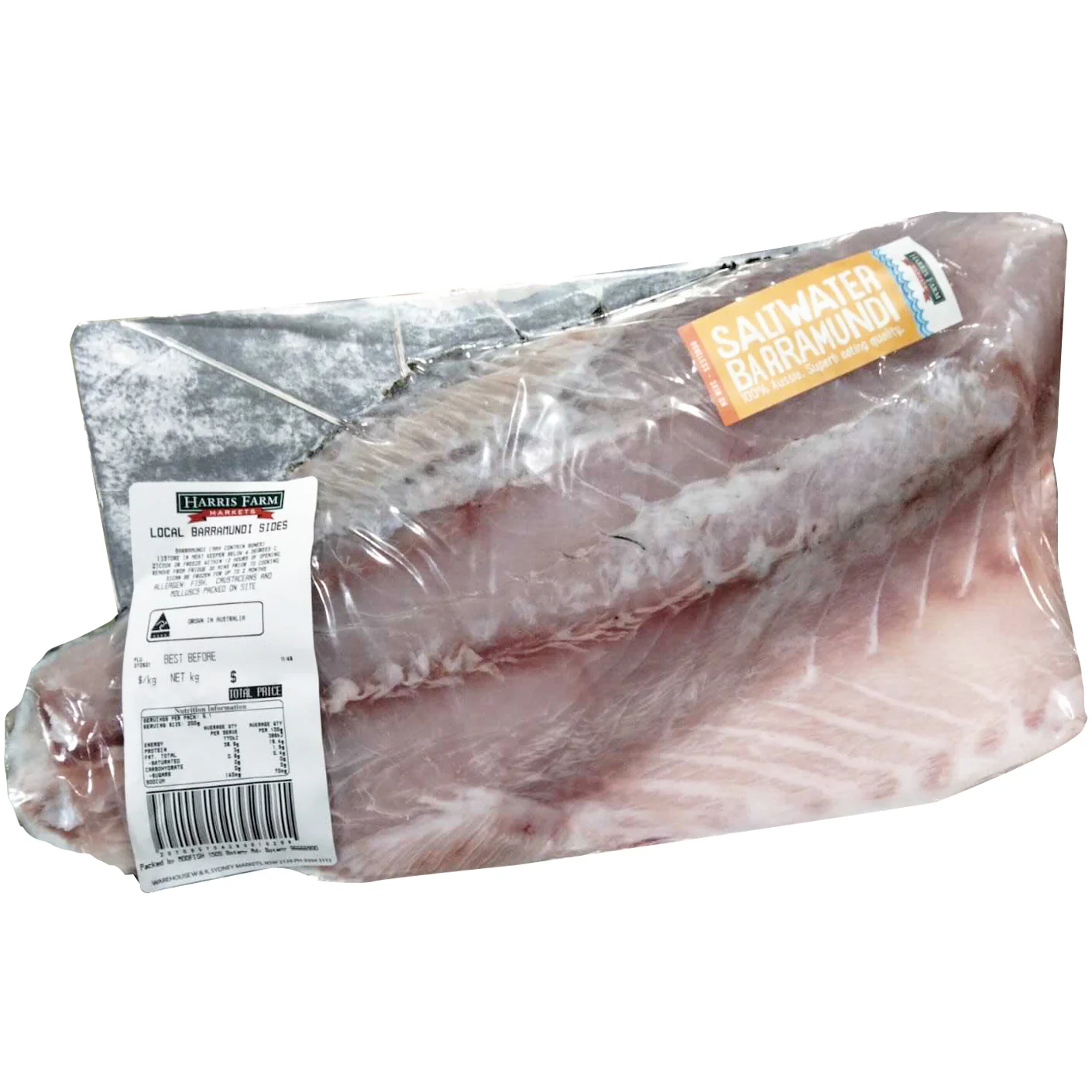 Harris Farm Barramundi Side Boneless Skin on min 900g-1.2kg - Image 2