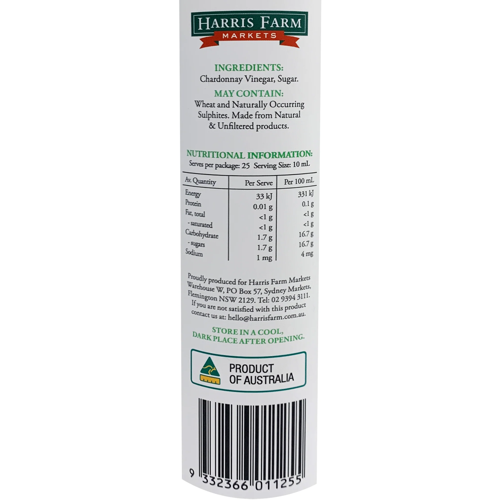 HFM Chardonnay Vinegar 250ml - Image 2
