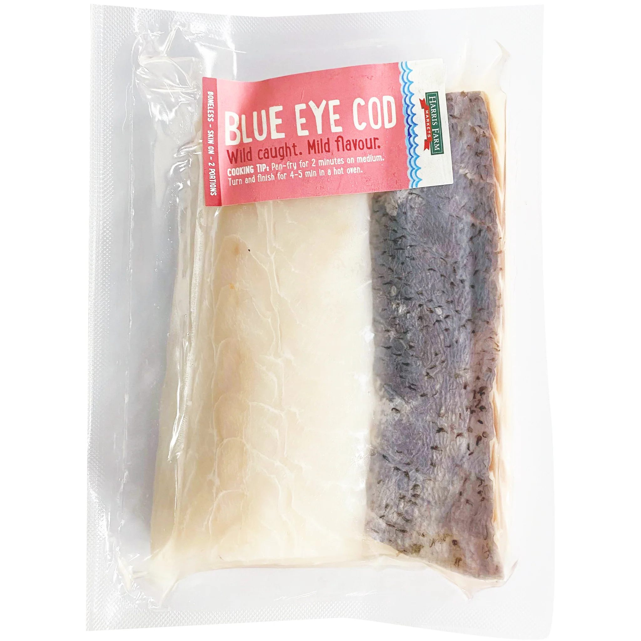 Harris Farm Blue Eye Cod Fillets Boneless Skin on x2 260-340g - Image 2