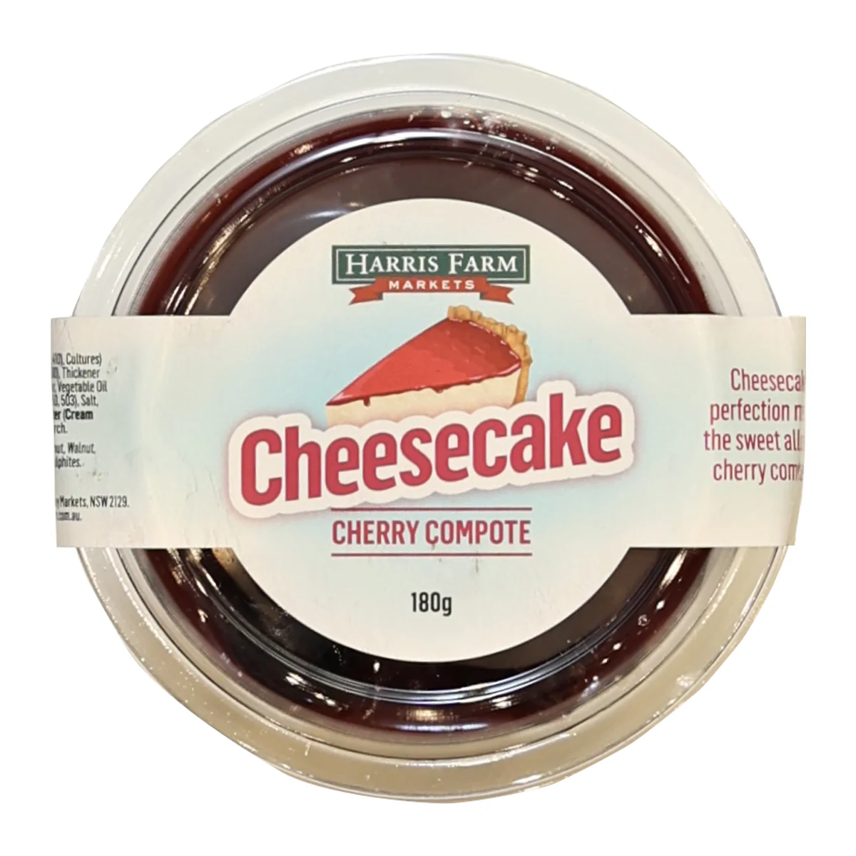 Harris Farm Cherry Compote Cheesecake 180g