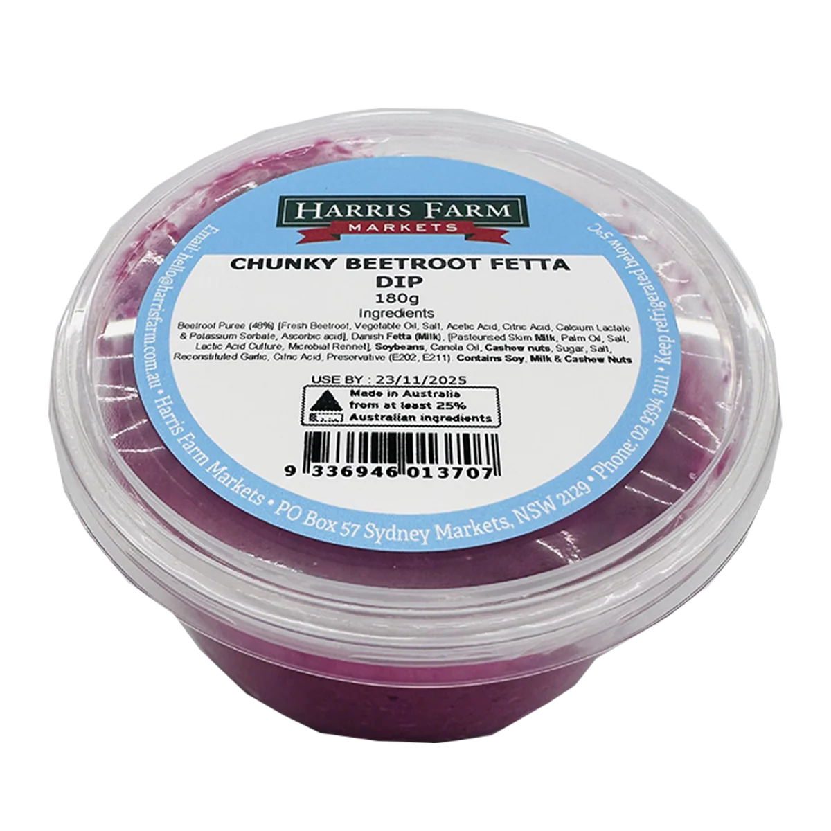 Harris Farm Chunky Beetroot Fetta Dip 180g