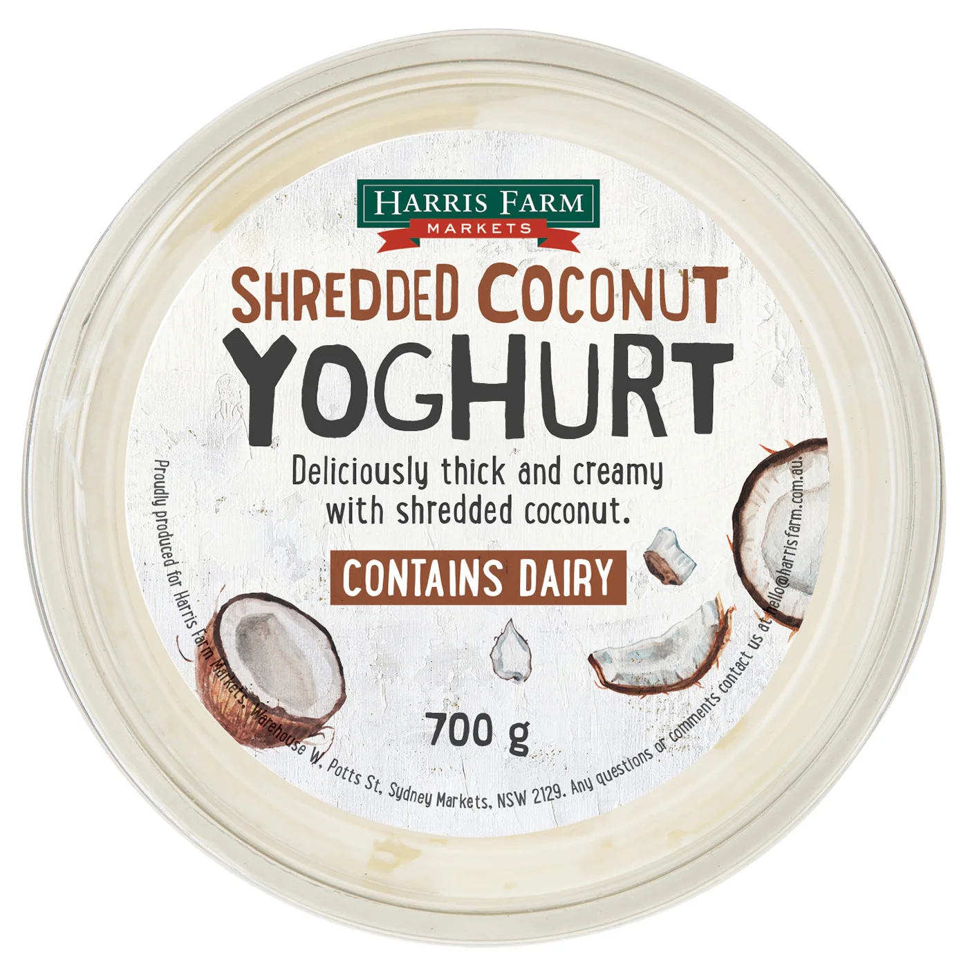 Harris Farm Yoghurt Shredded Coconut 700g - Image 3