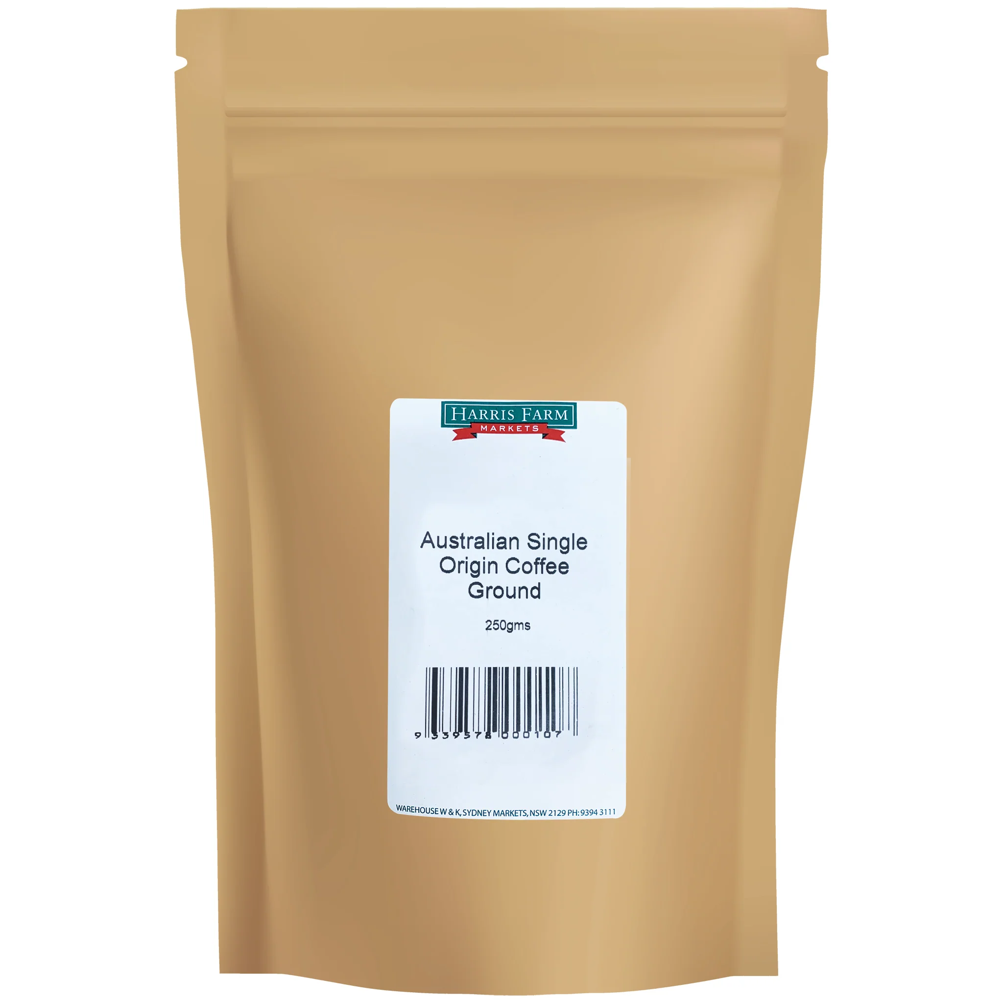Harris Farm Coffee Australian Single Origin Ground 250g