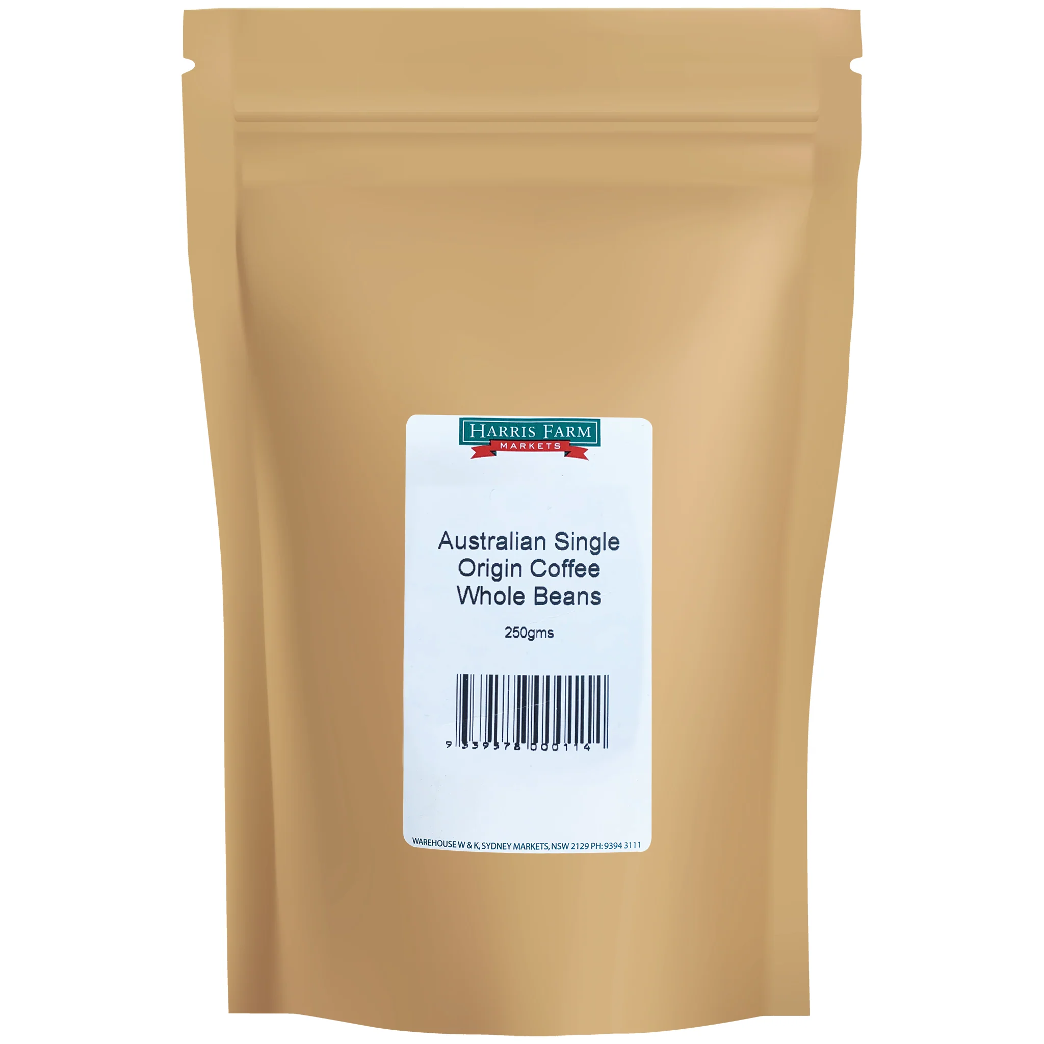 Harris Farm Coffee Australian Single Origin Beans 250g