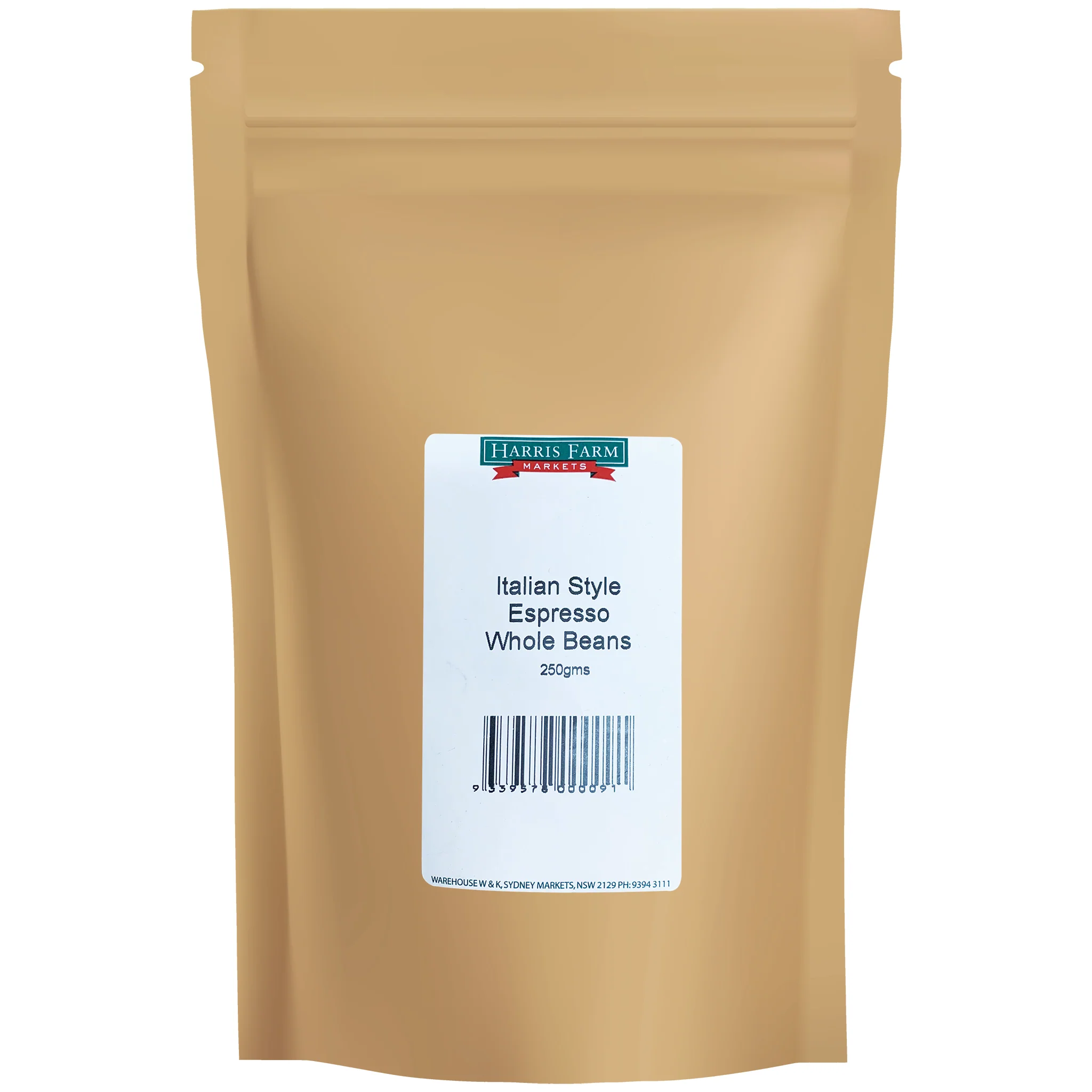 Harris Farm Coffee Italian Style Espresso Beans 250g